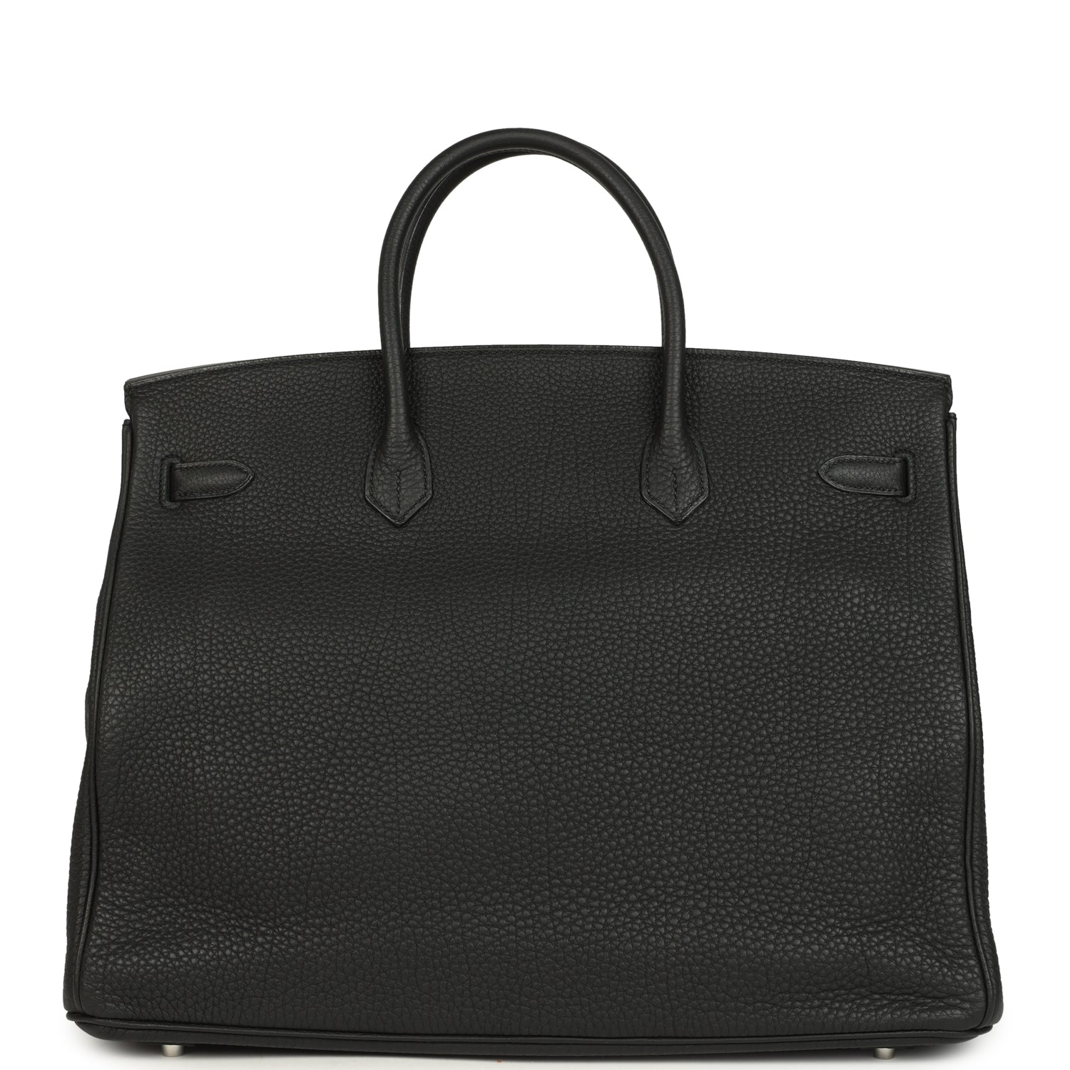 Pre-owned Hermes Birkin 40 Black Togo Palladium Hardware