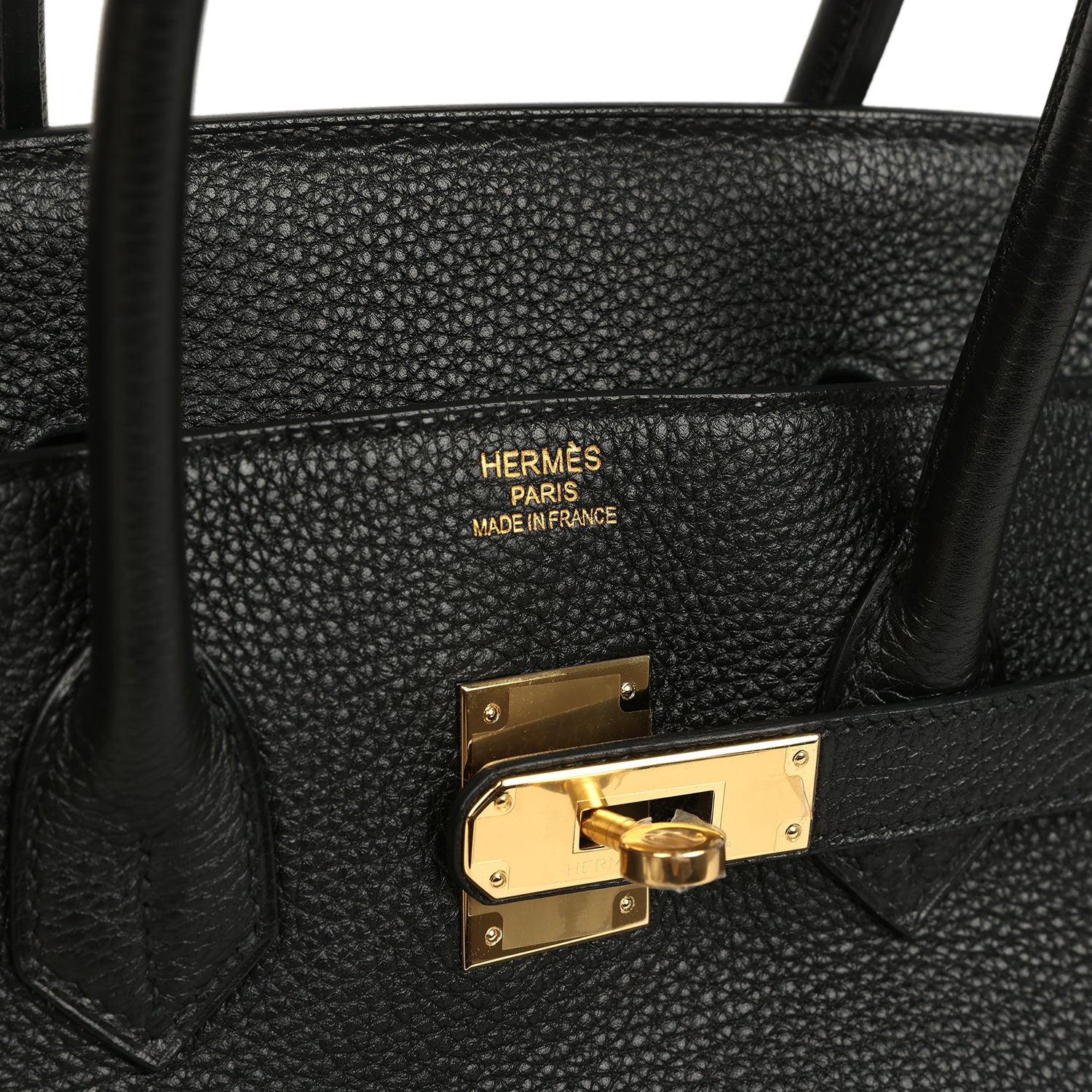 Pre-owned Hermes Birkin 35 Black Togo Gold Hardware