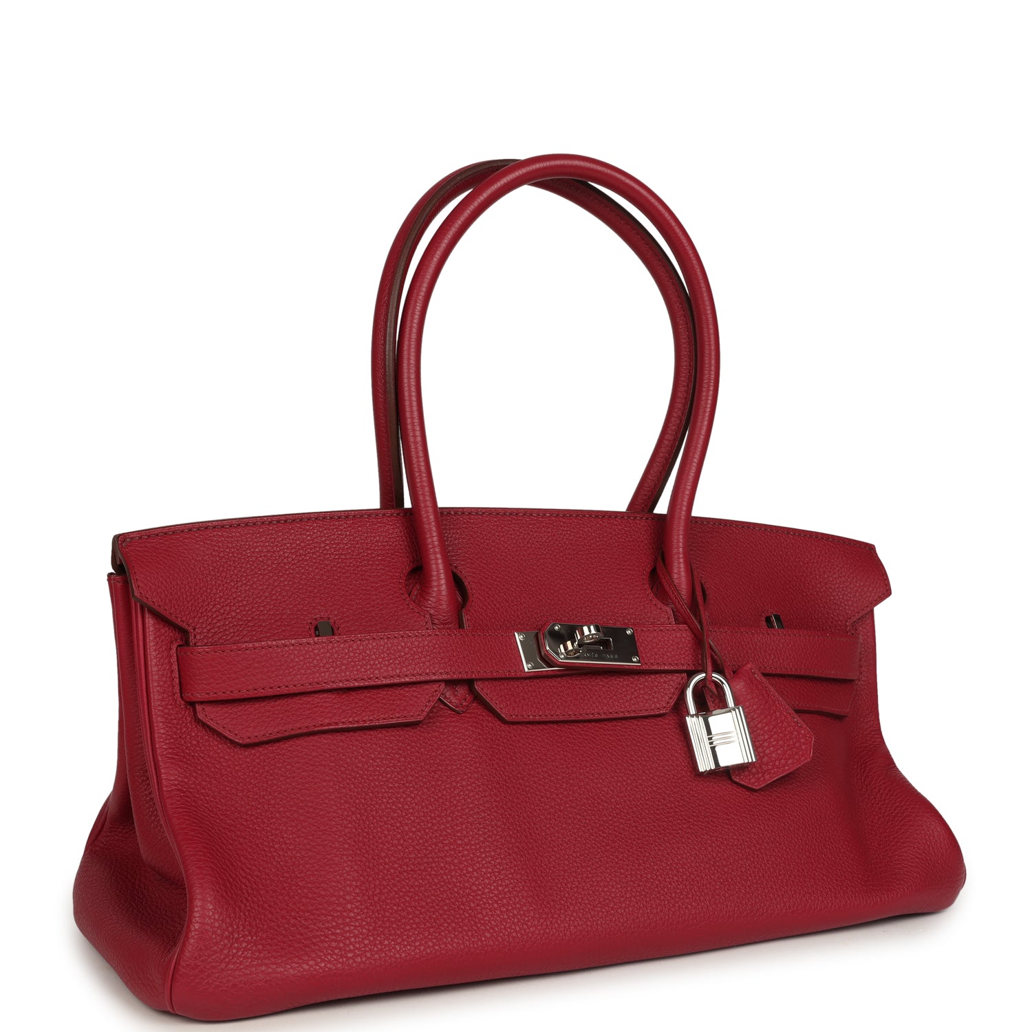 Vintage Hermes Shoulder Birkin 42 JPG Rubis Togo Palladium Hardware