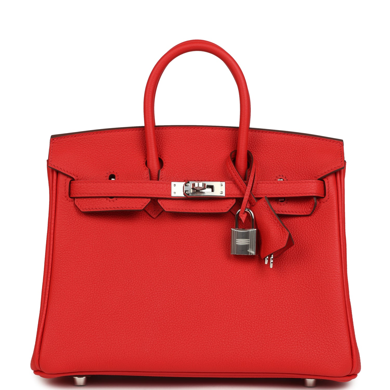Hermes Birkin 25 Rouge de Coeur Togo Palladium Hardware