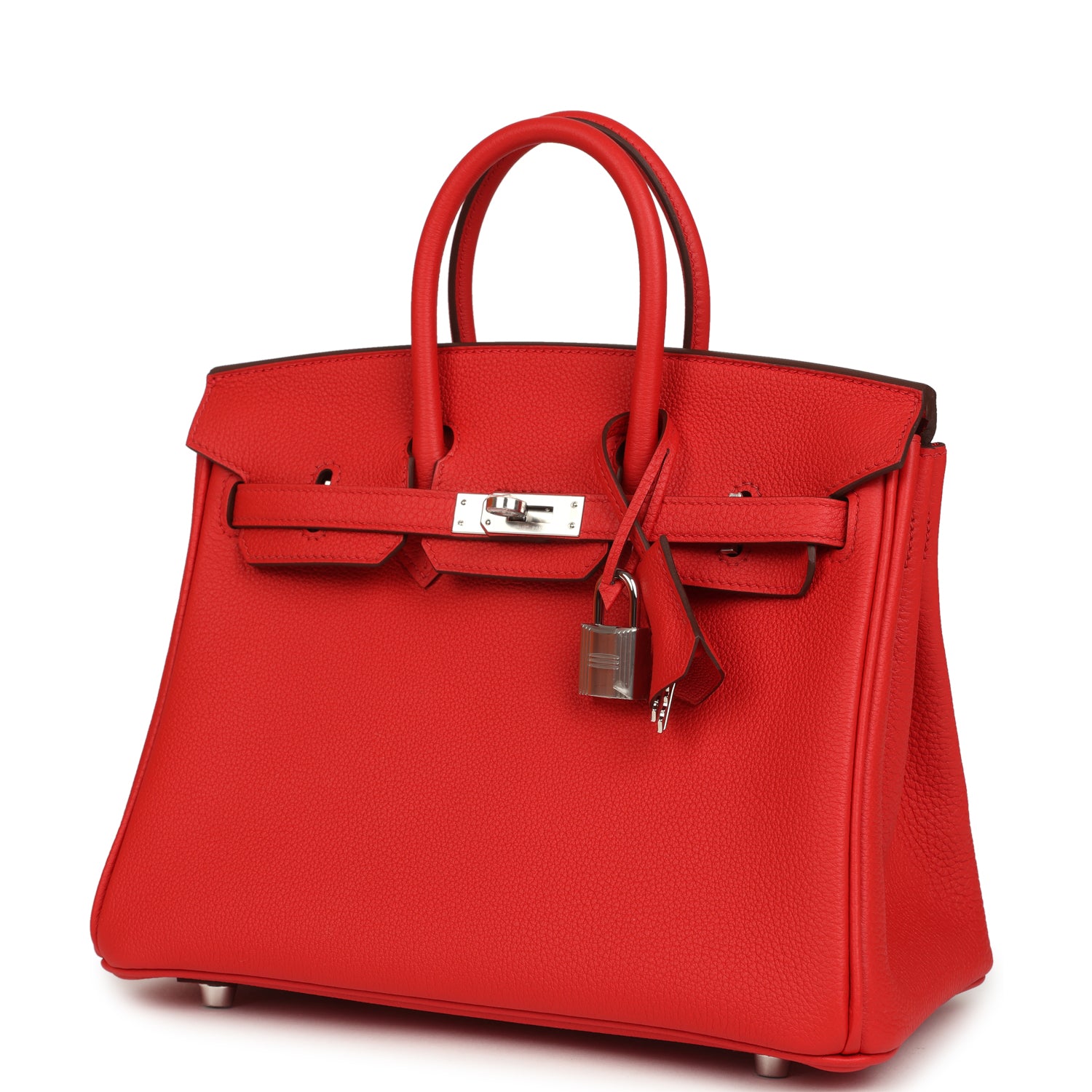 Hermes Birkin 25 Rouge de Coeur Togo Palladium Hardware