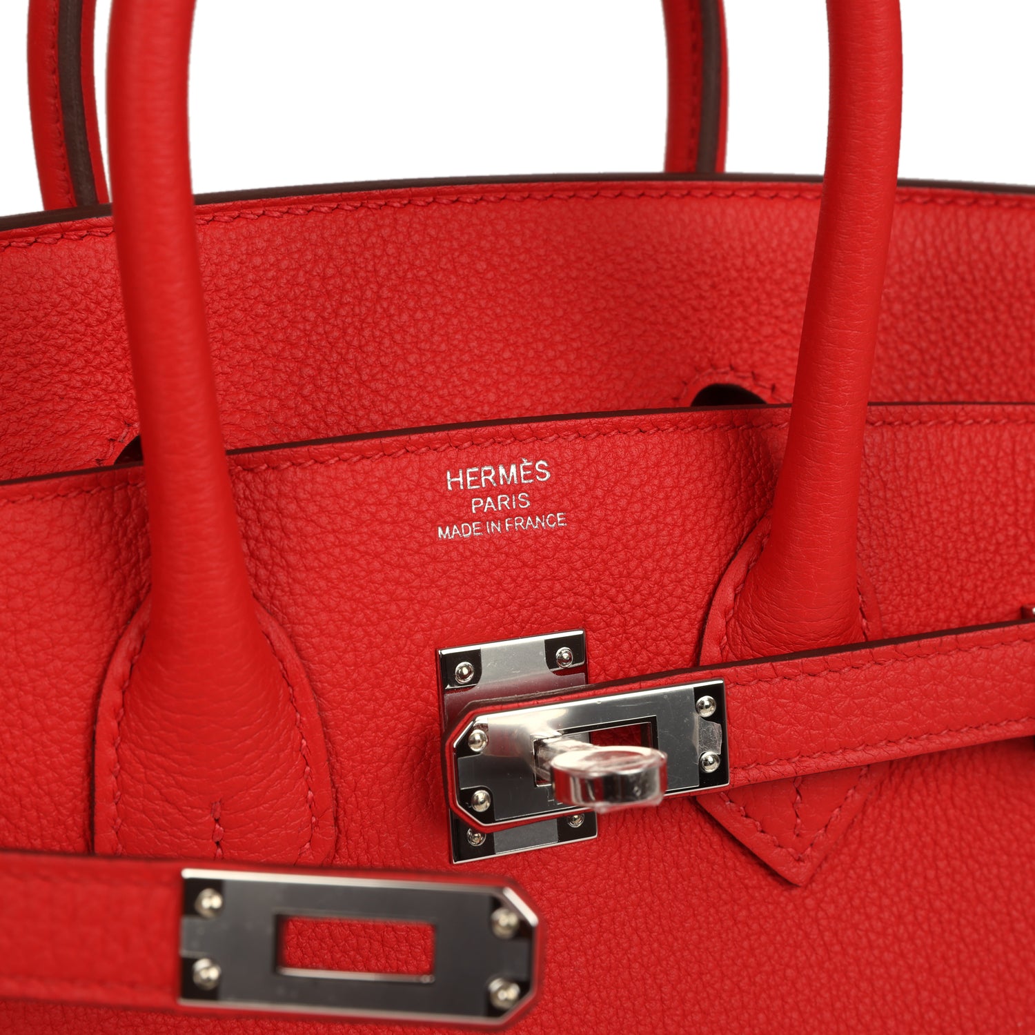 Hermes Birkin 25 Rouge de Coeur Togo Palladium Hardware