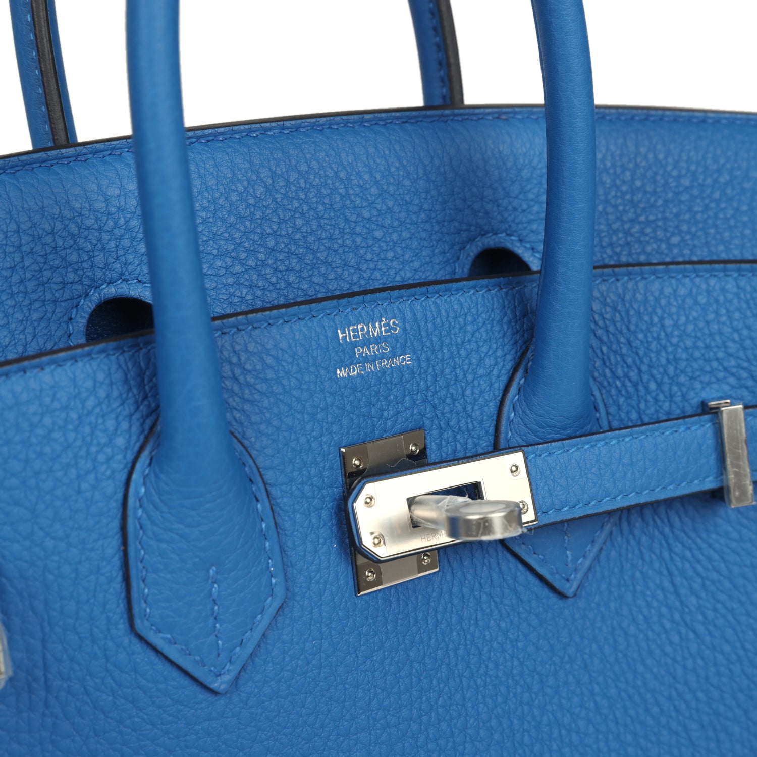 Hermes Birkin 25 Bleu Zellige Togo Palladium Hardware