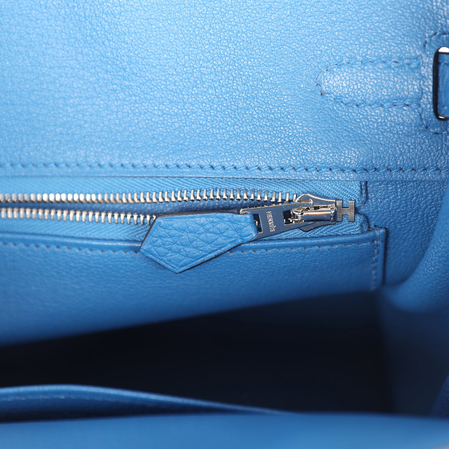 Hermes Birkin 25 Bleu Zellige Togo Palladium Hardware