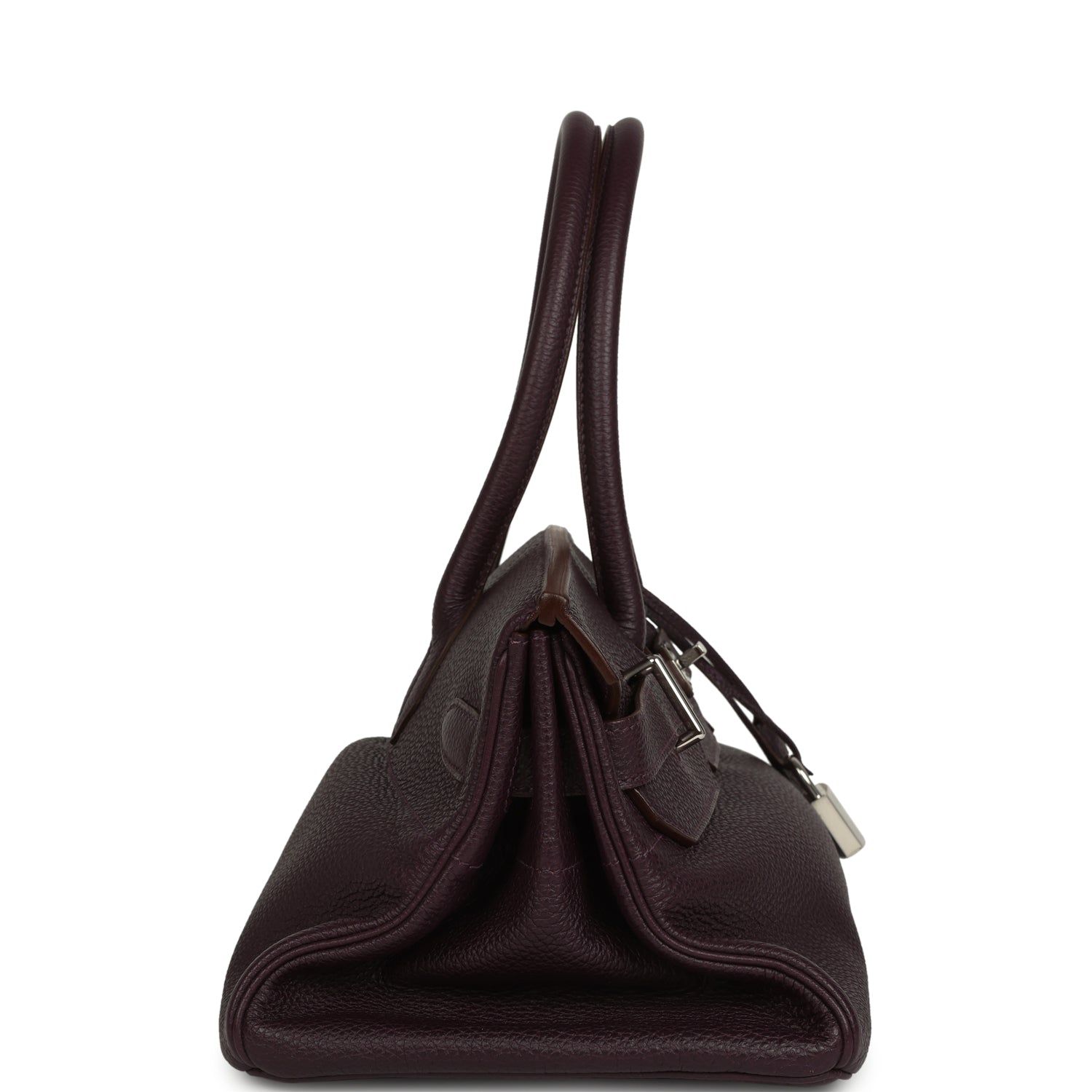 Vintage Hermes Shoulder Birkin 42 JPG Raisin Togo Palladium Hardware