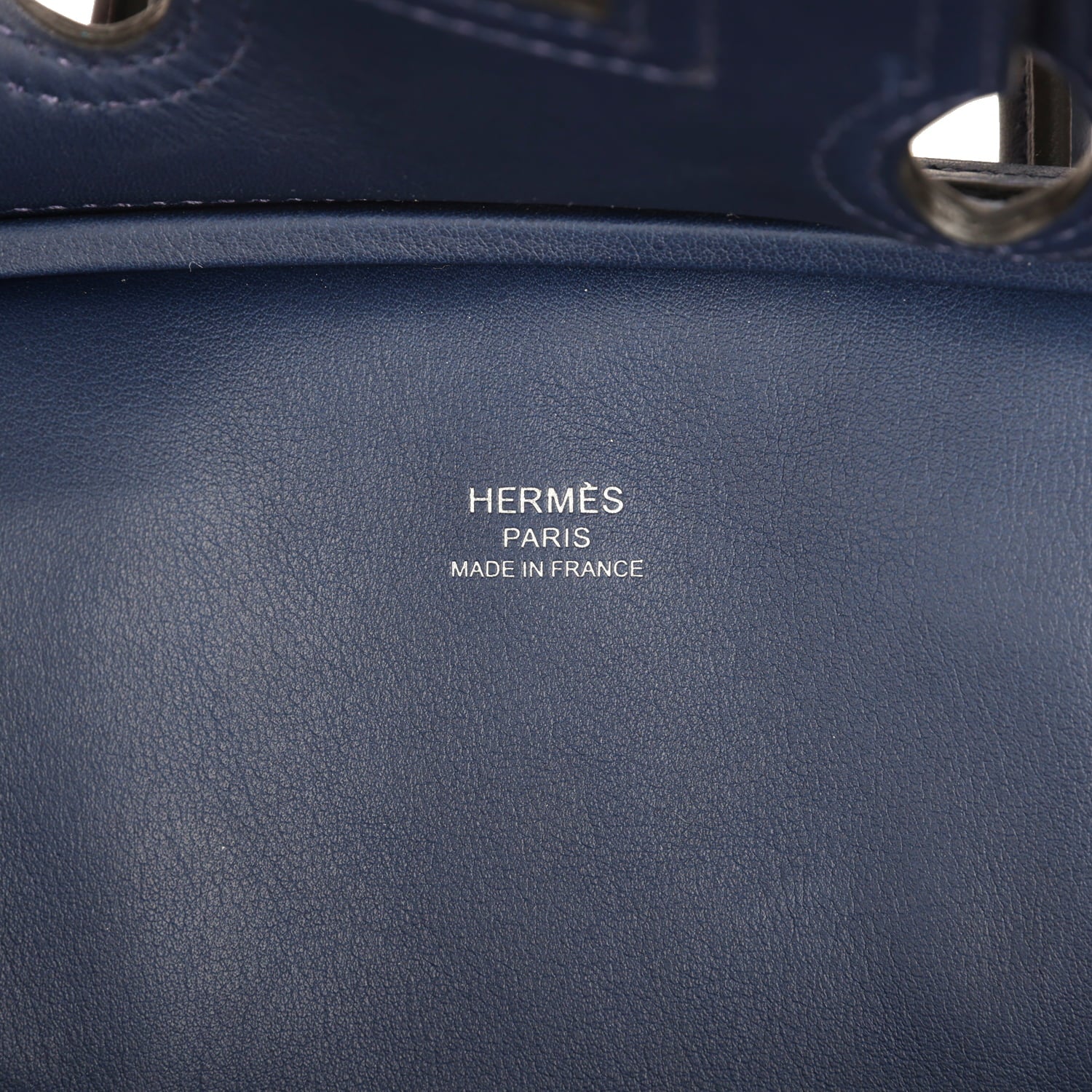 Hermes Birkin Cargo 25 Egee Toile Geoland and Bleu Navy Swift Palladium Hardware