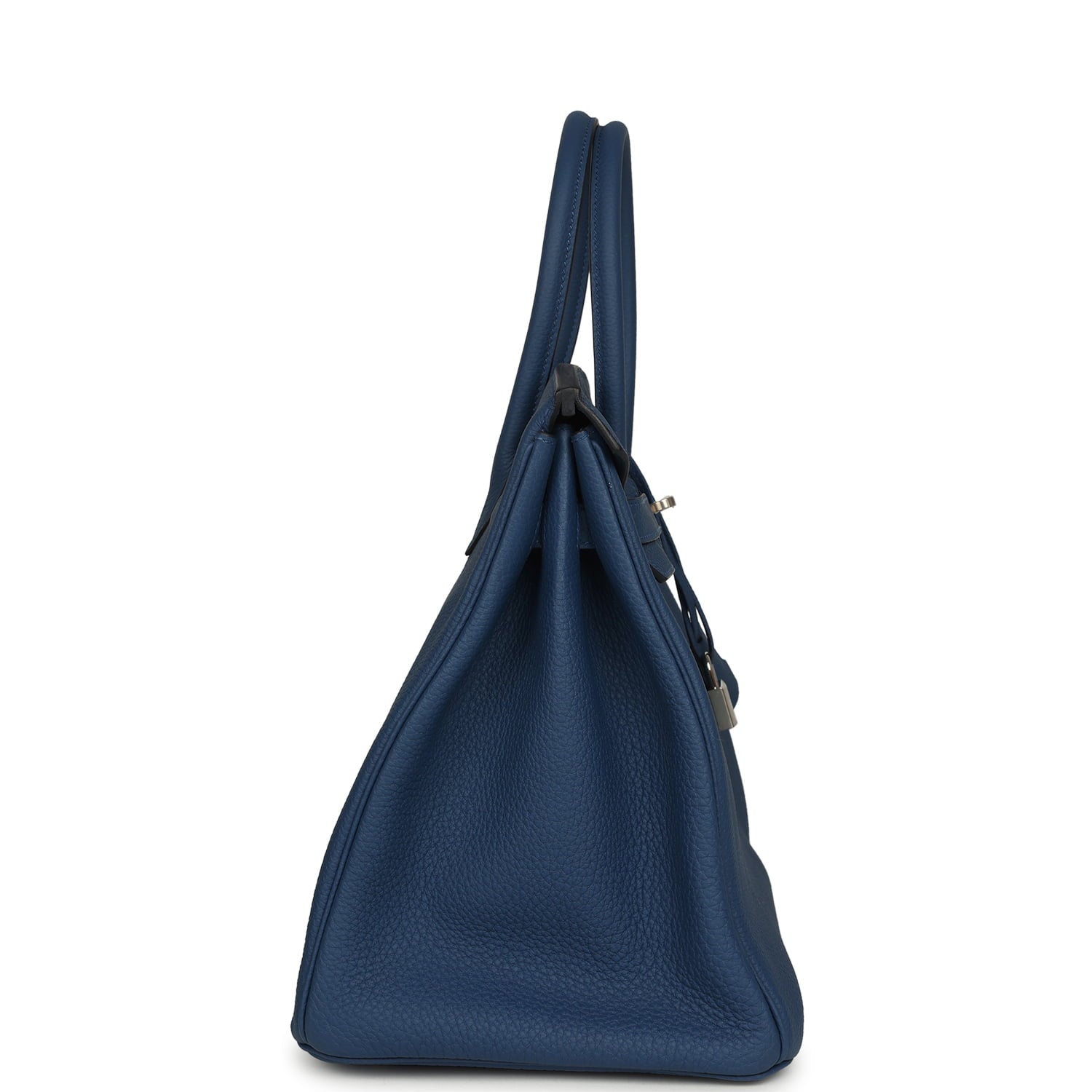Hermes Birkin 35 Bleu Tie Togo Palladium Hardware