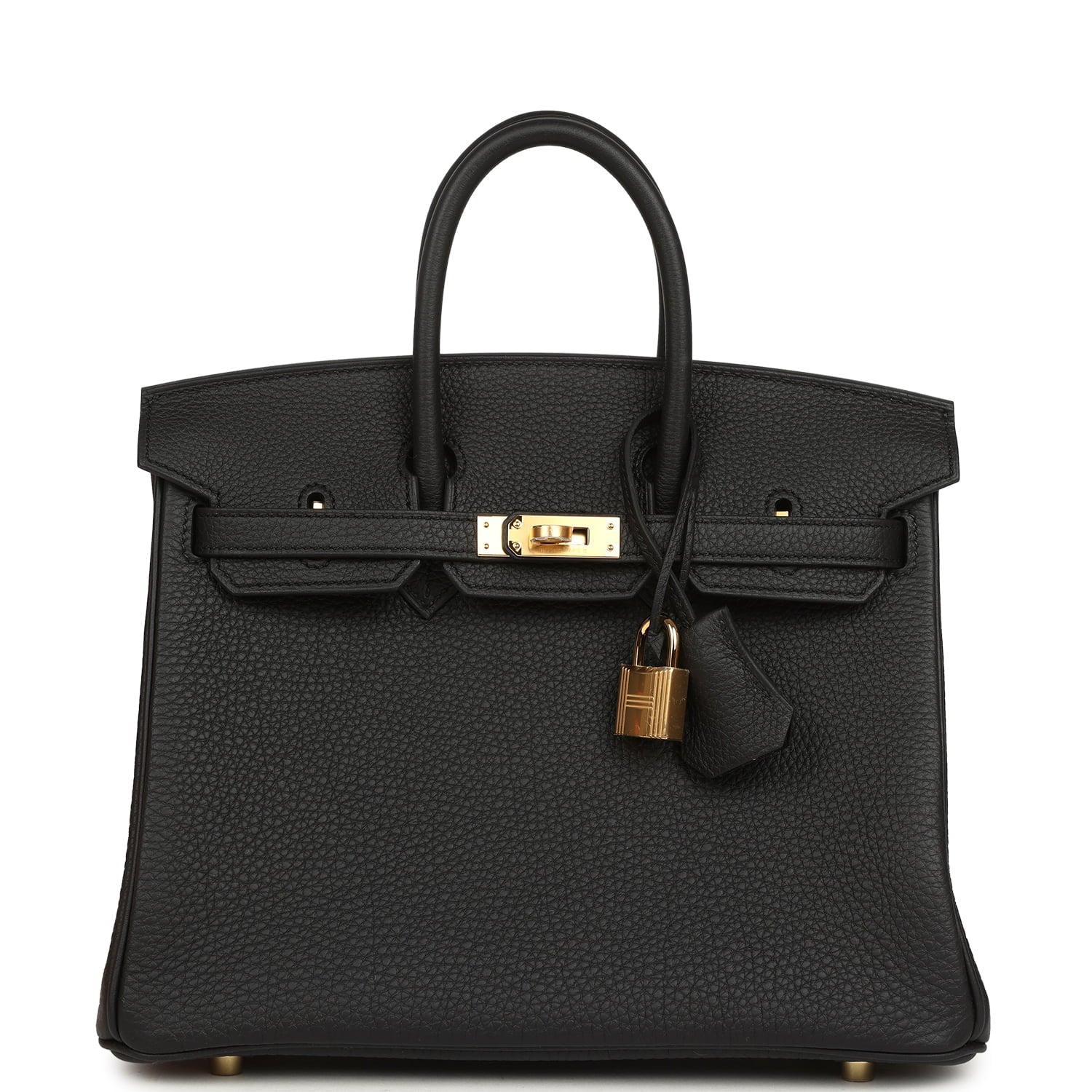 Hermes Birkin 25 Black Togo Gold Hardware