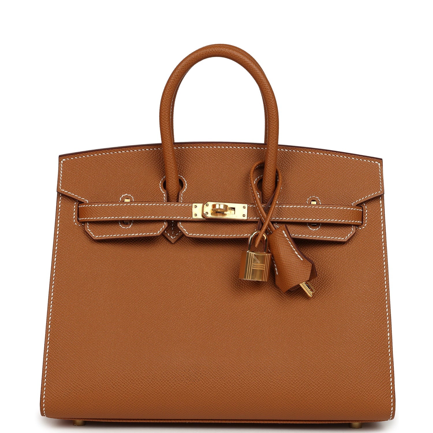Hermes Birkin Sellier 25 Gold Epsom Gold Hardware