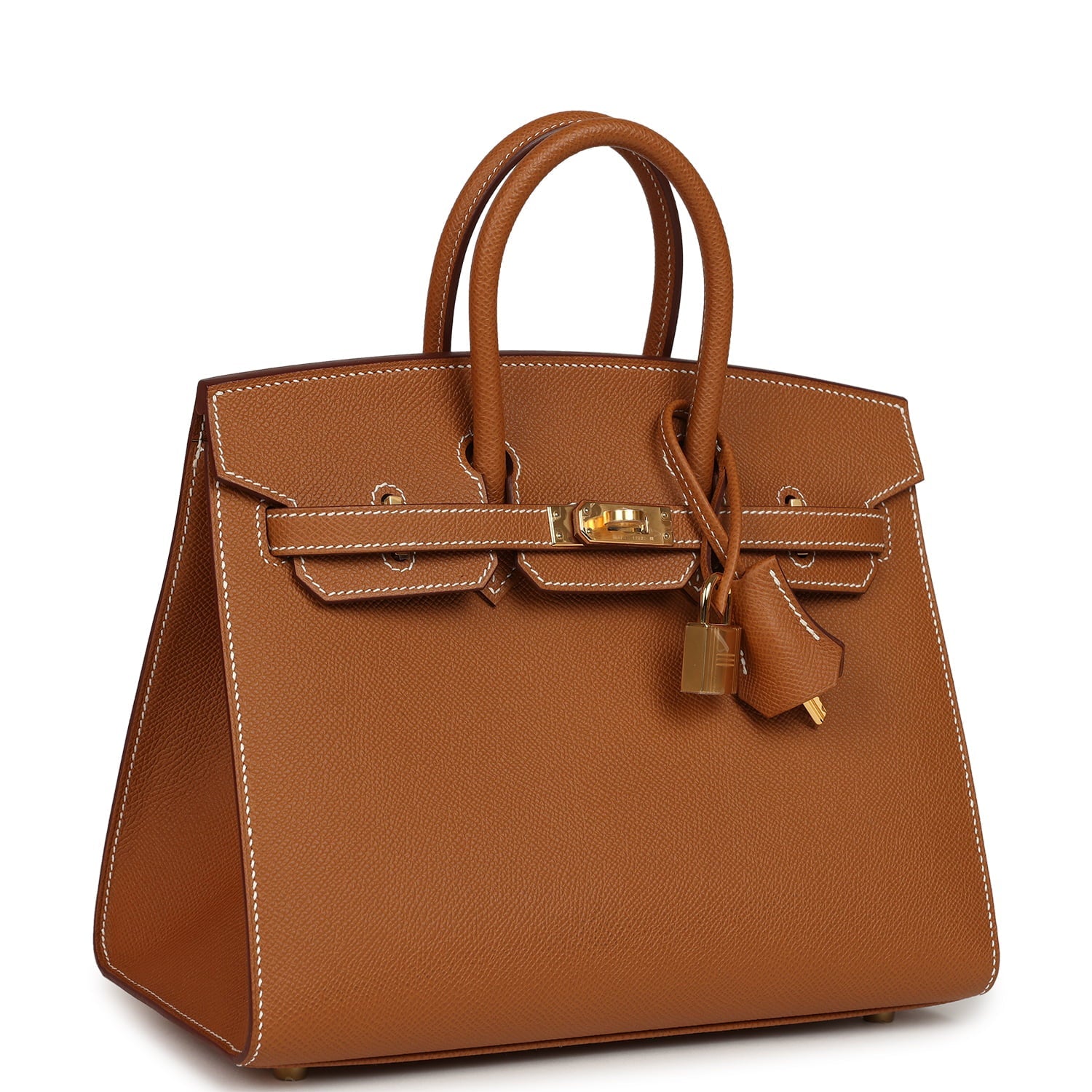 Hermes Birkin Sellier 25 Gold Epsom Gold Hardware