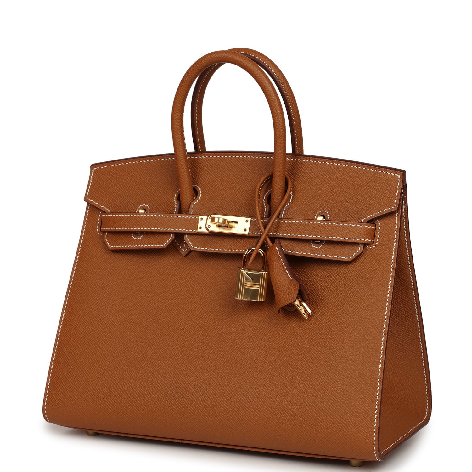 Hermes Birkin Sellier 25 Gold Epsom Gold Hardware