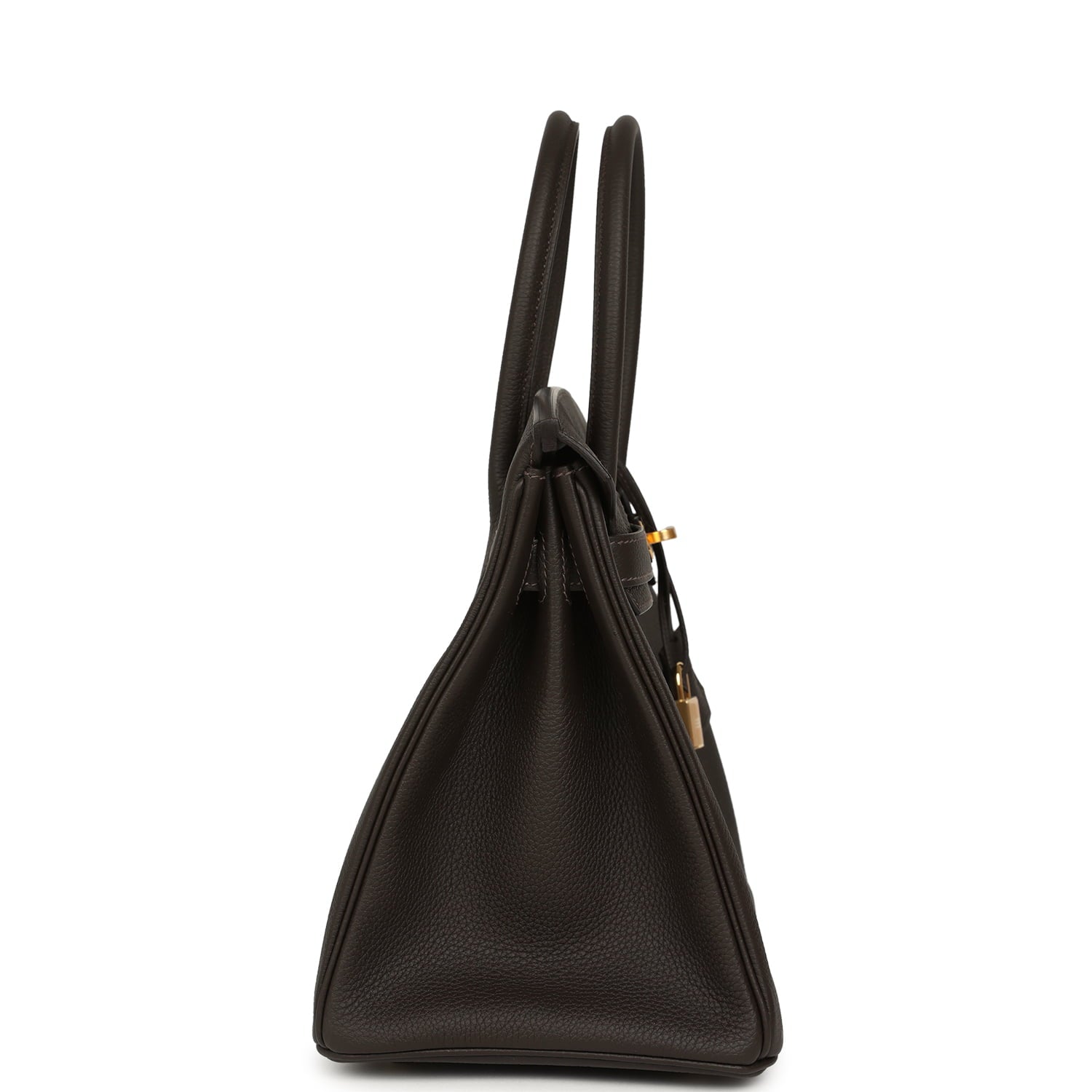 Hermes Birkin 30 Bai Brun Togo Gold Hardware