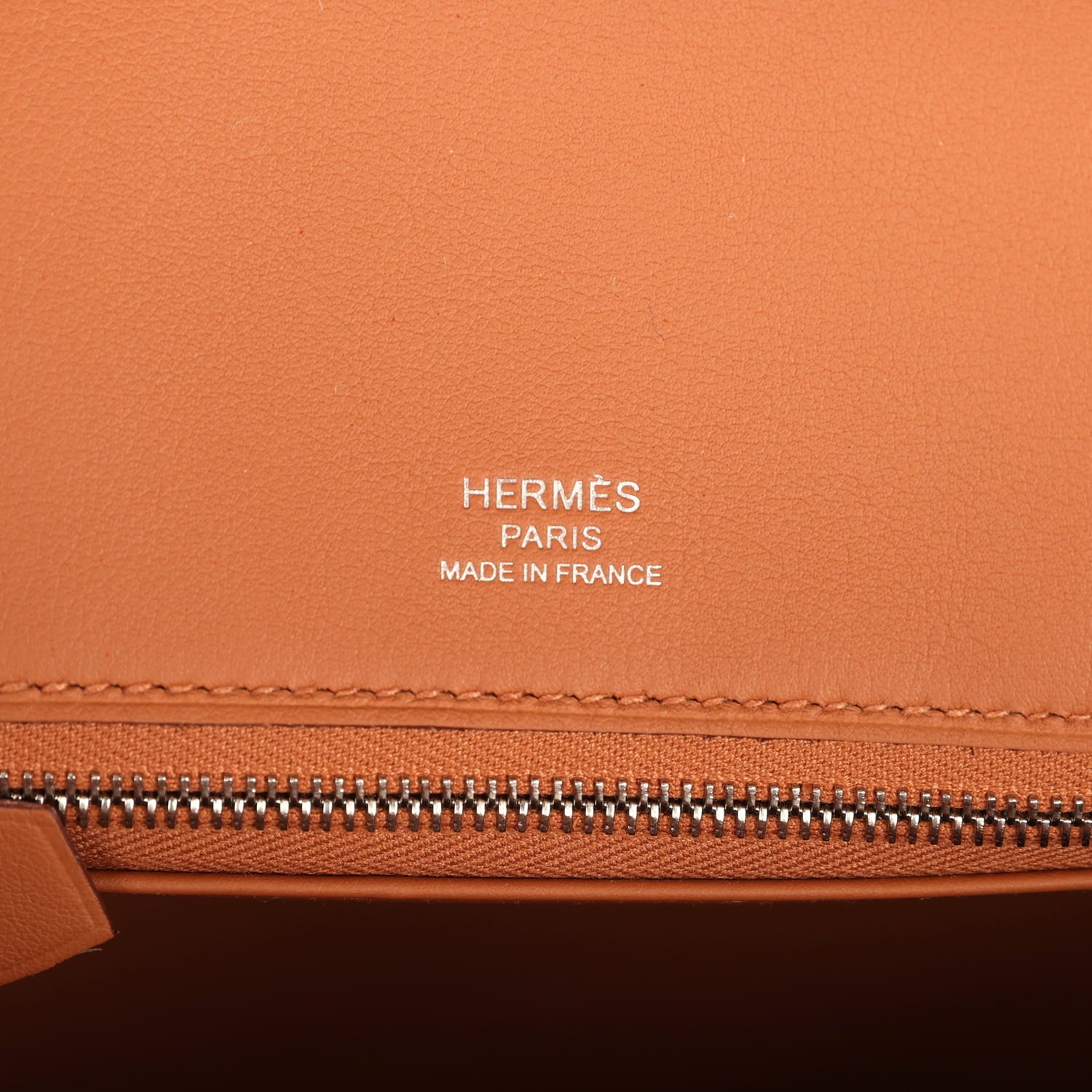 Pre-owned Hermes Birkin 25 Chamois Grizzly and Gold Swift Palladium Hardware