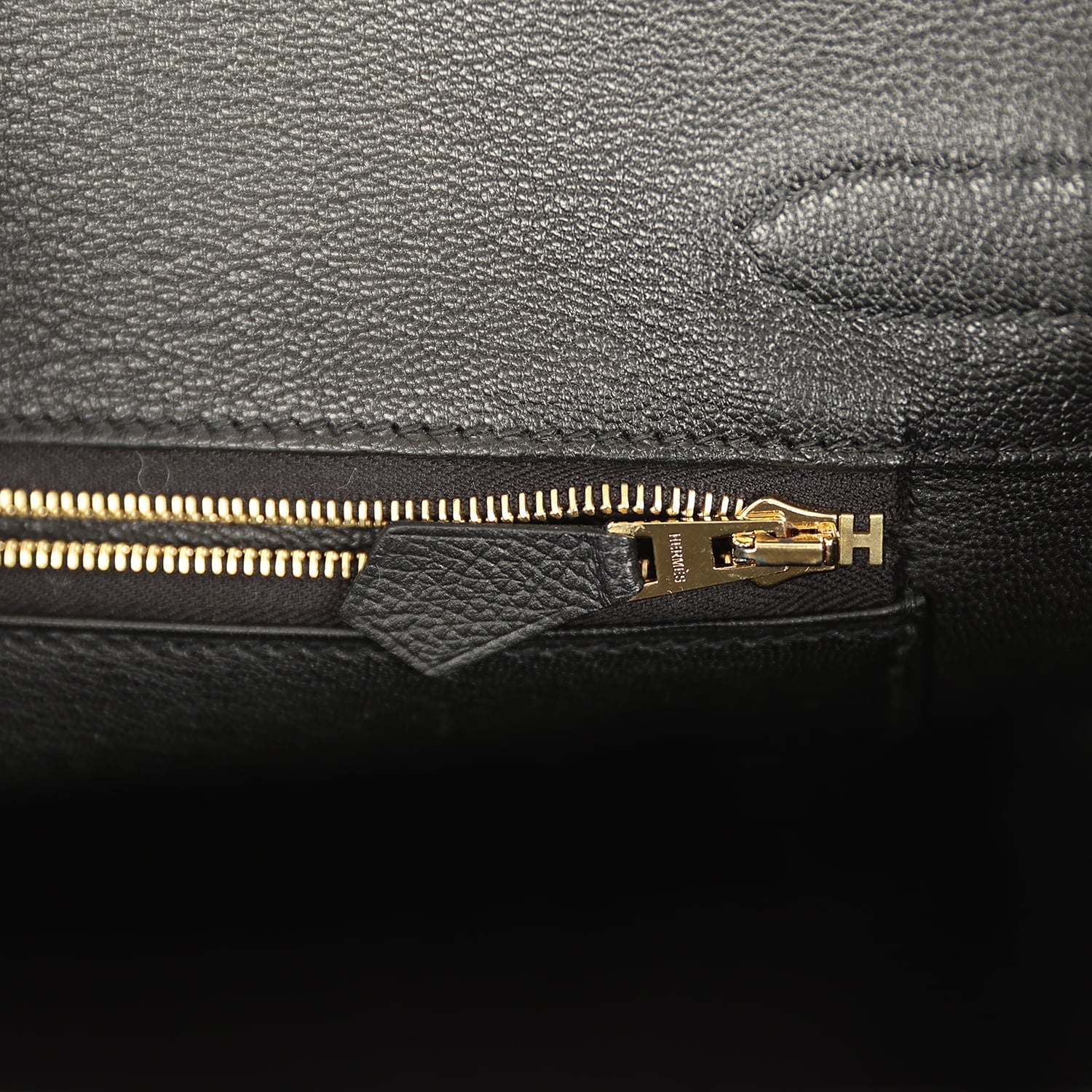 Pre-owned Hermes Birkin 30 Black Epsom Gold Hardware