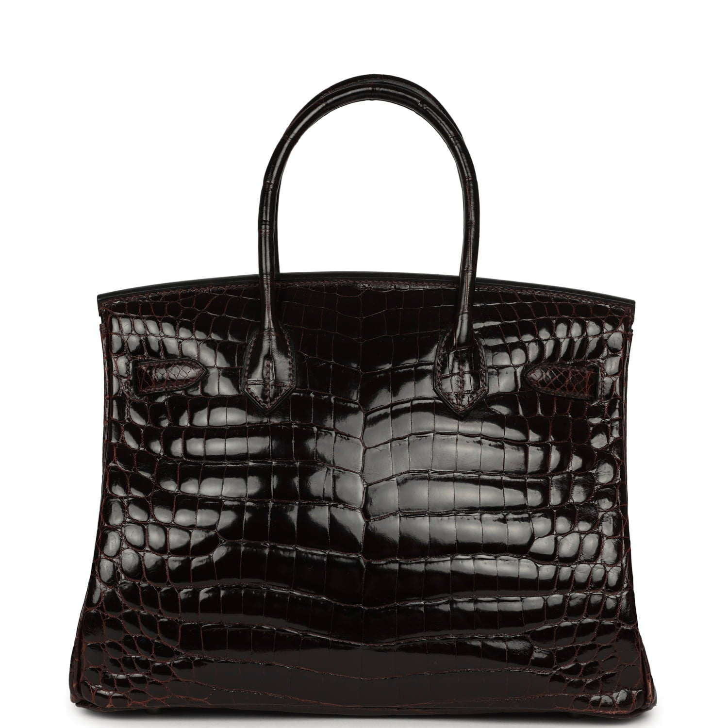 Vintage Hermes Birkin 30 Cocaon Shiny Niloticus Crocodile Palladium Hardware