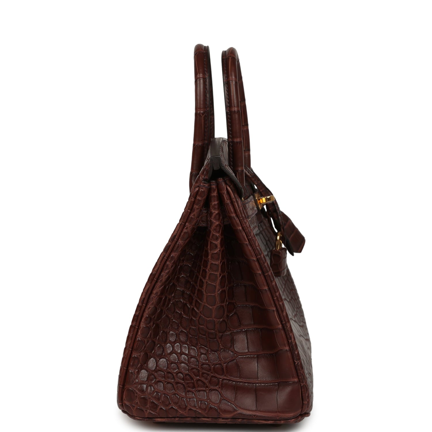 Hermes Birkin 25 Havane Matte Alligator Gold Hardware