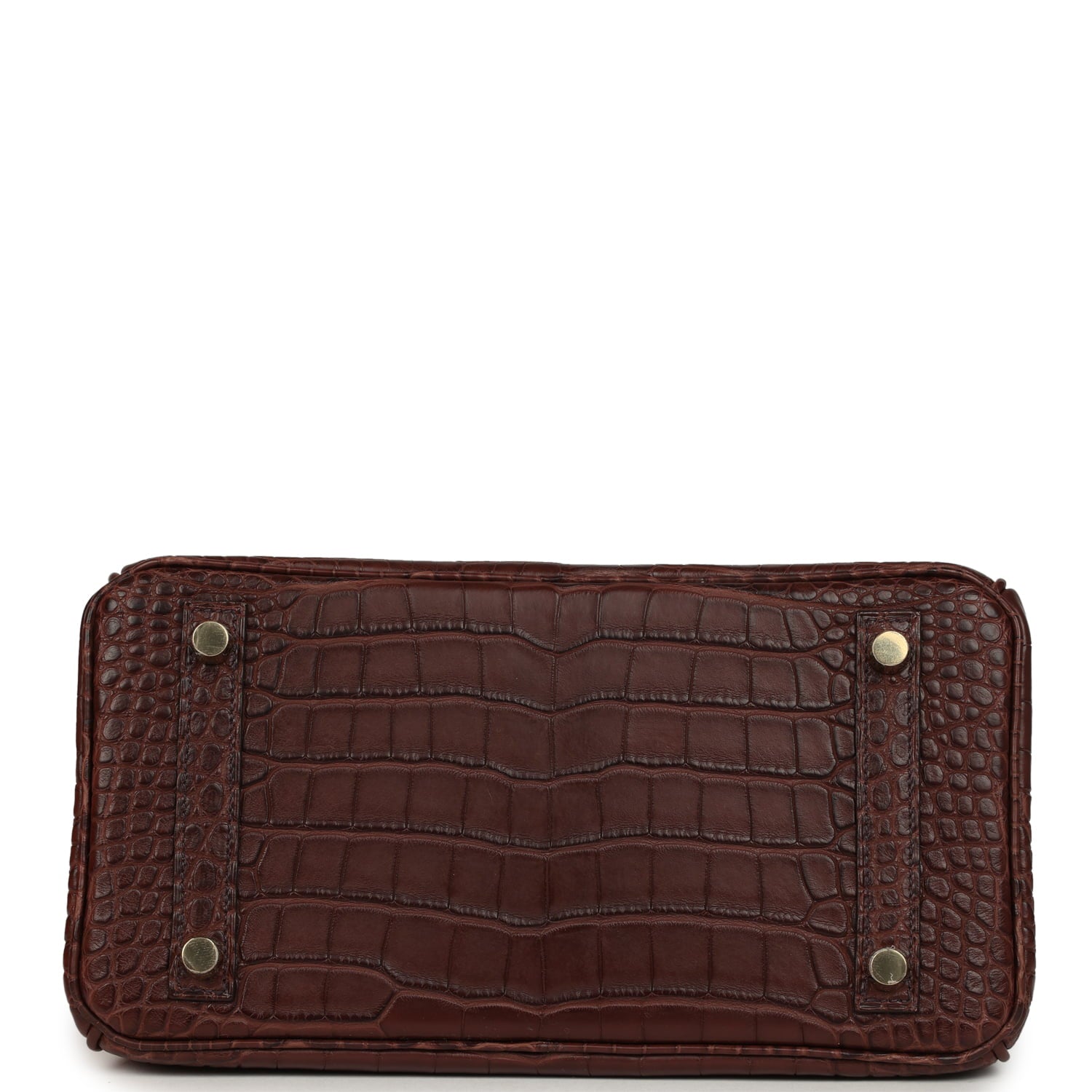 Hermes Birkin 25 Havane Matte Alligator Gold Hardware
