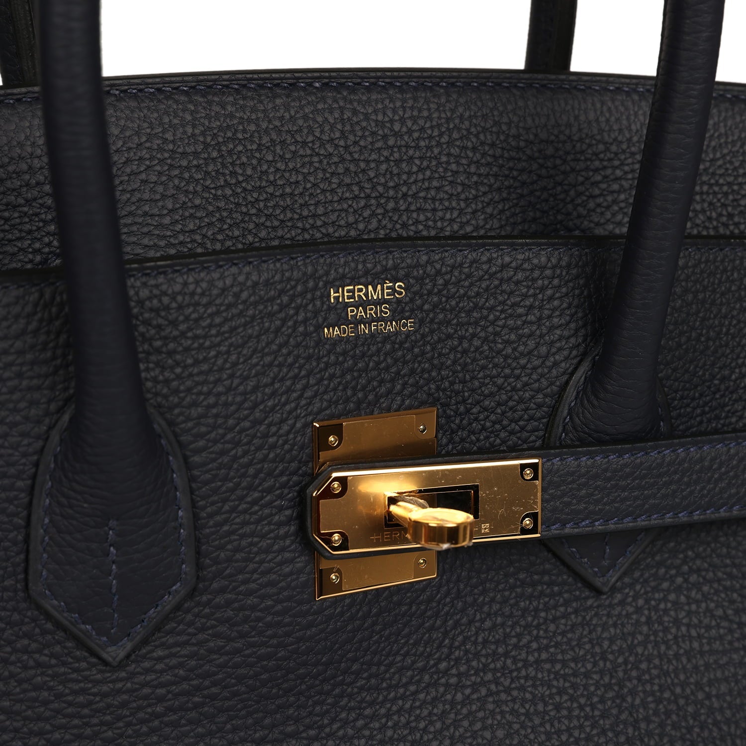 Hermes Birkin 35 Bleu Nuit Togo Gold Hardware
