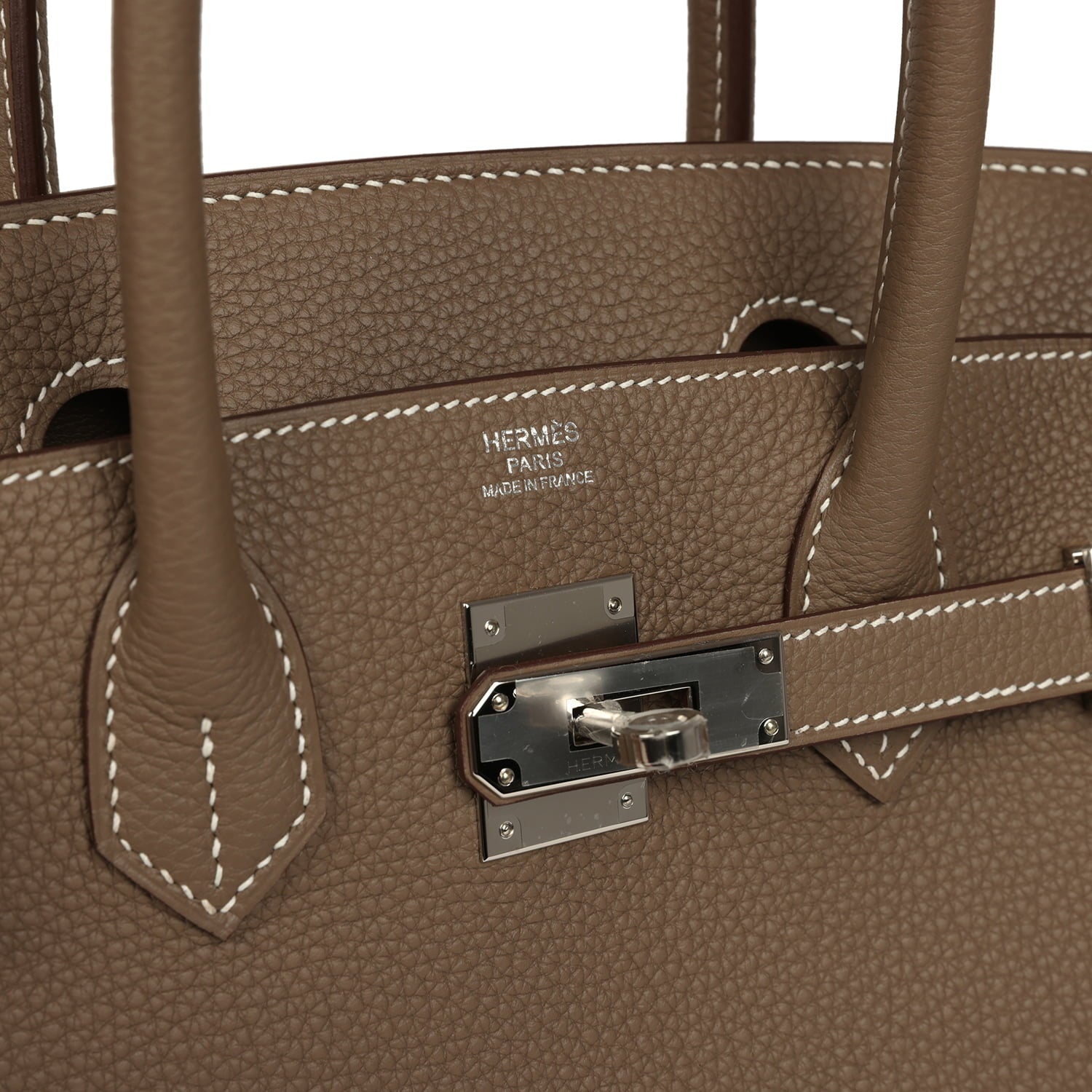 Hermes Birkin 30 Etoupe Togo Palladium Hardware