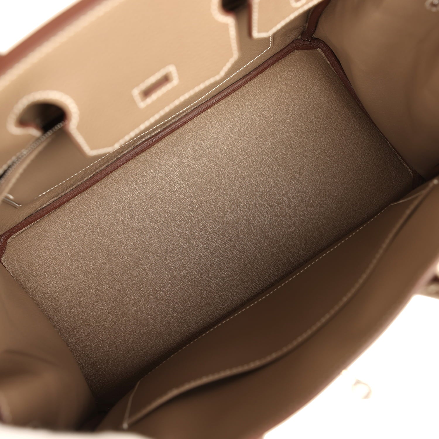 Hermes Birkin 30 Etoupe Togo Palladium Hardware
