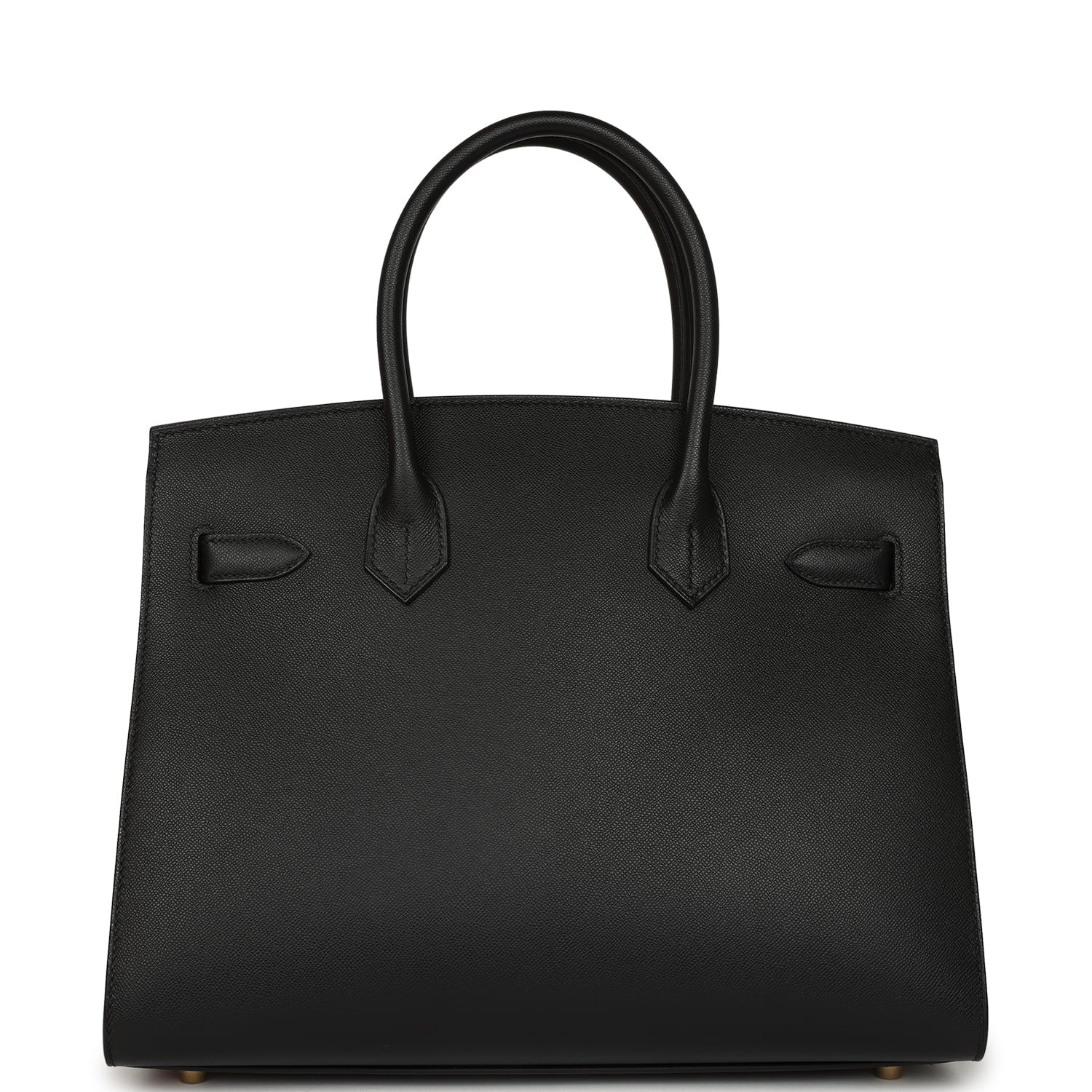 Hermes Birkin Sellier 30 Black Madame Gold Hardware