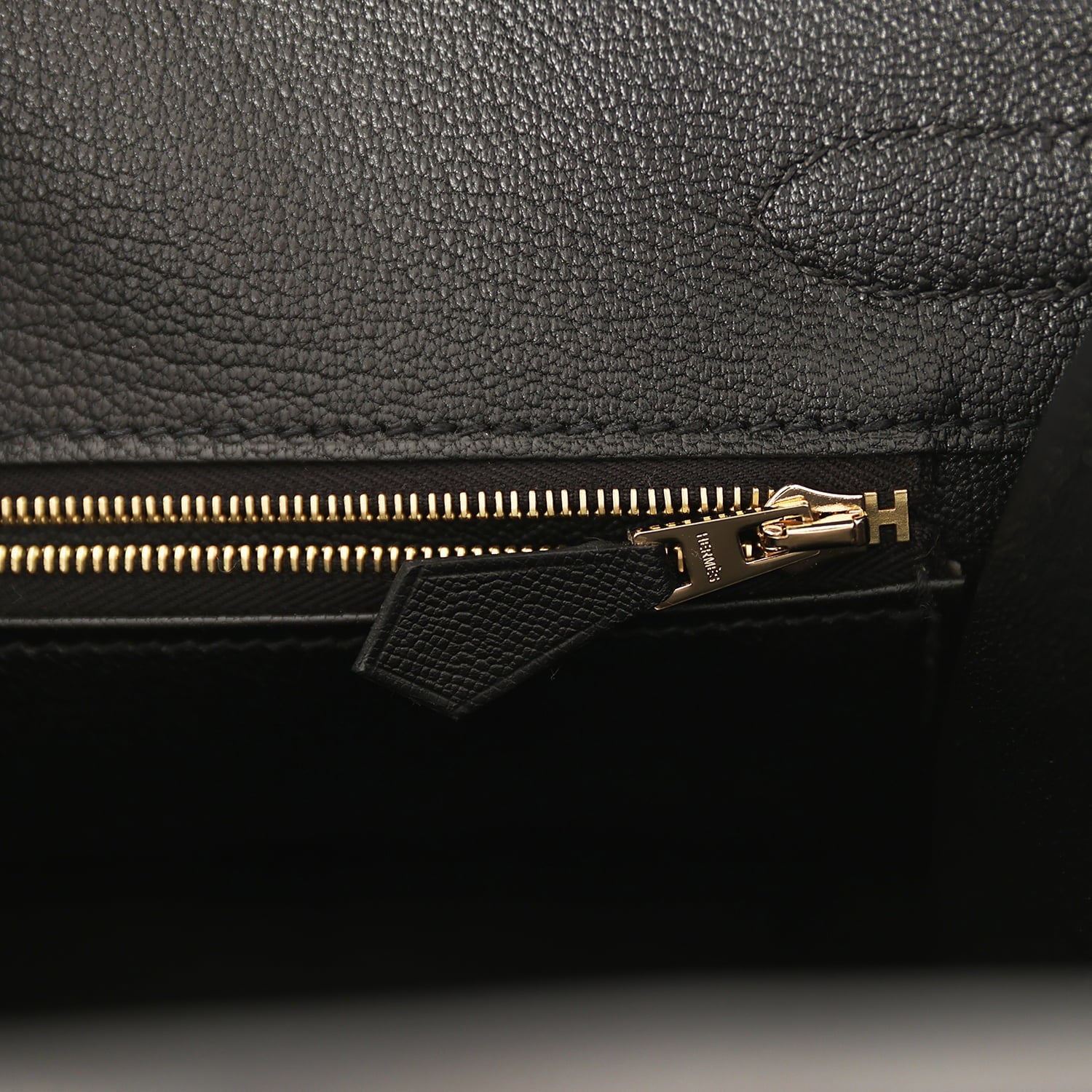 Hermes Birkin Sellier 30 Black Madame Gold Hardware