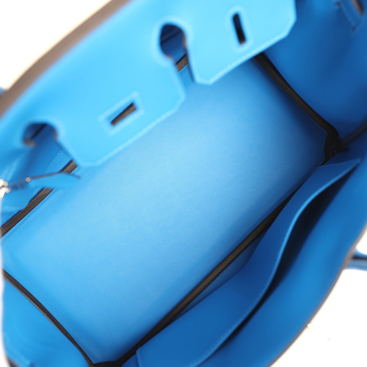 Hermes Birkin 25 Bleu Hydra Swift Palladium Hardware