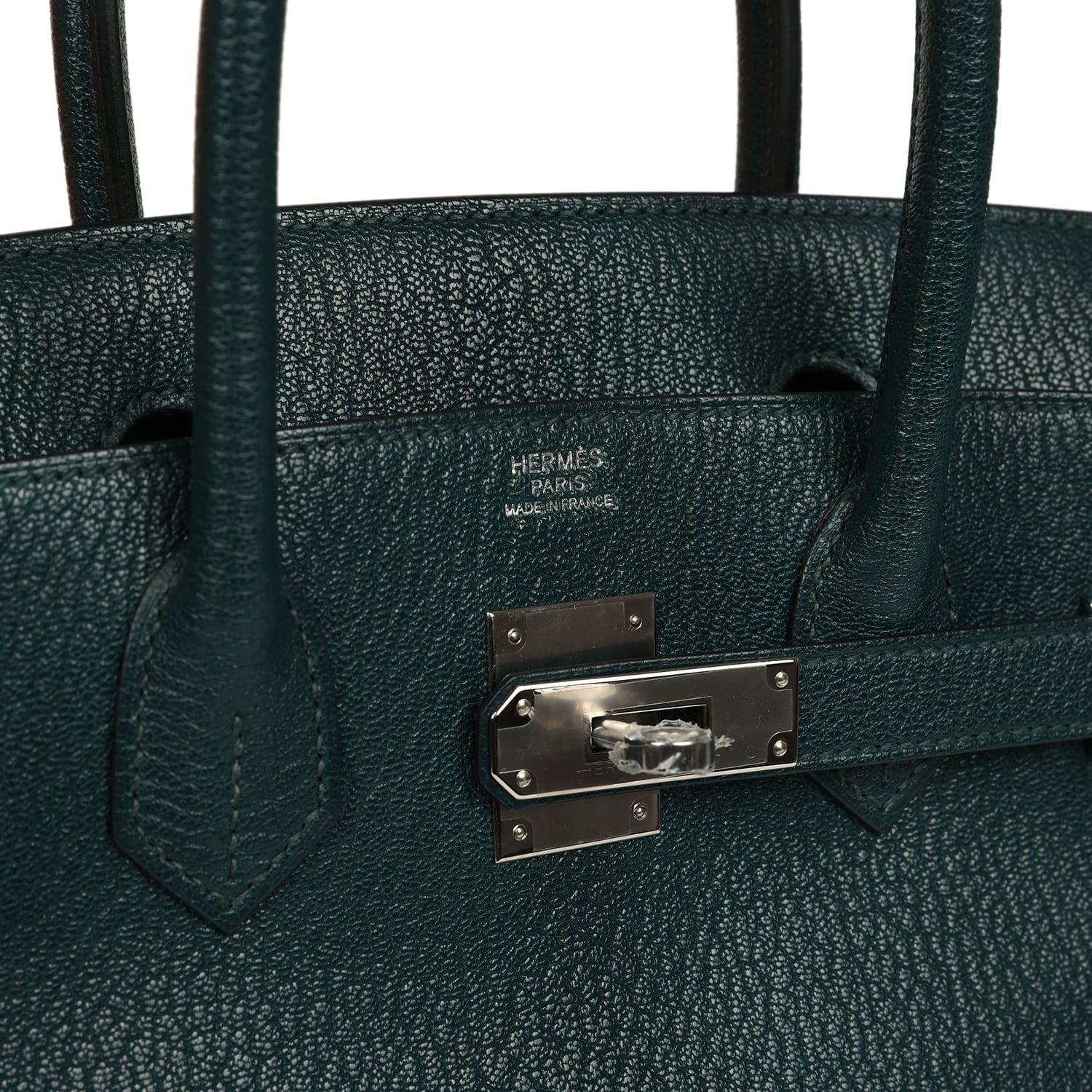 Hermes Birkin 30 Vert Cypress Chevre Coromandel Palladium Hardware