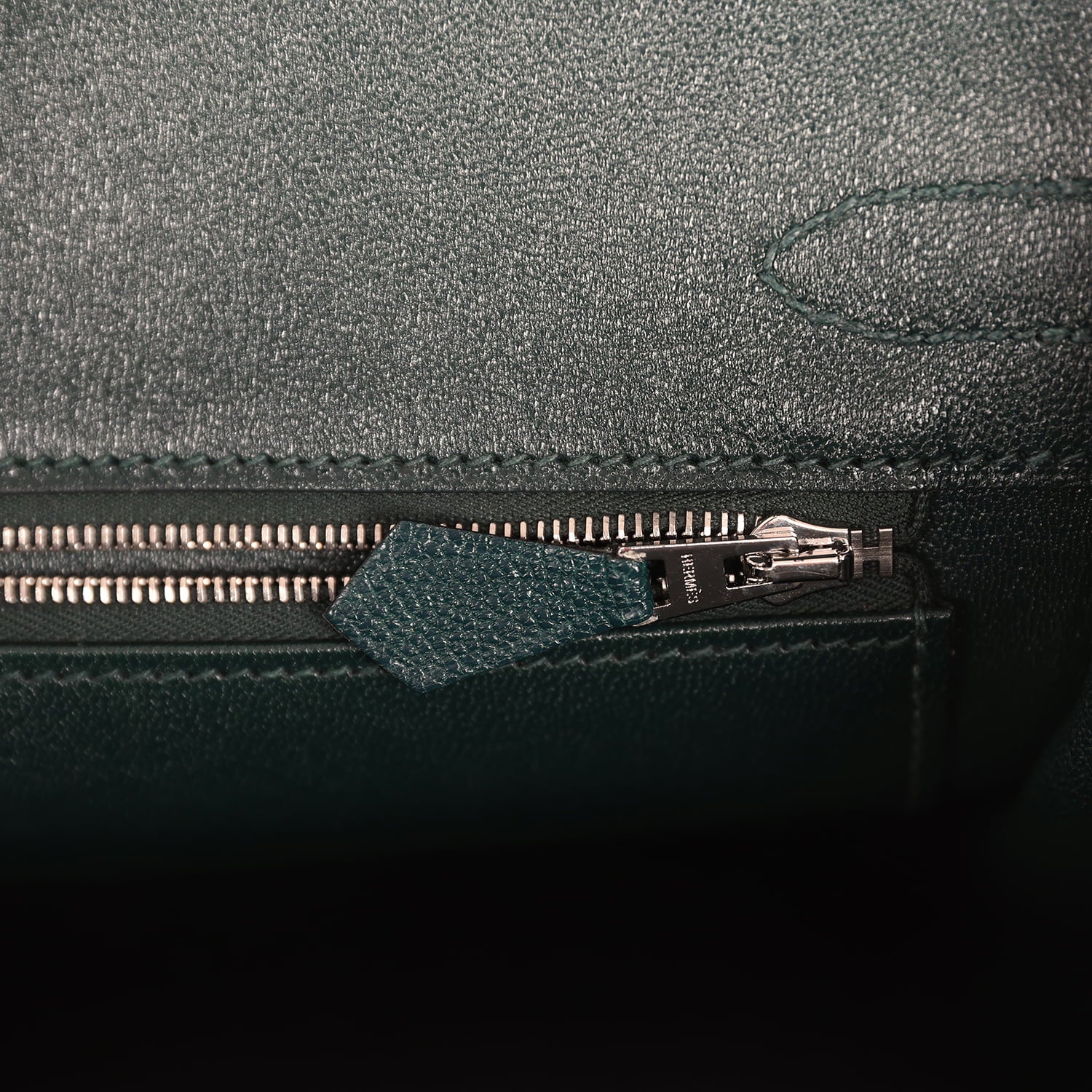 Hermes Birkin 30 Vert Cypress Chevre Coromandel Palladium Hardware