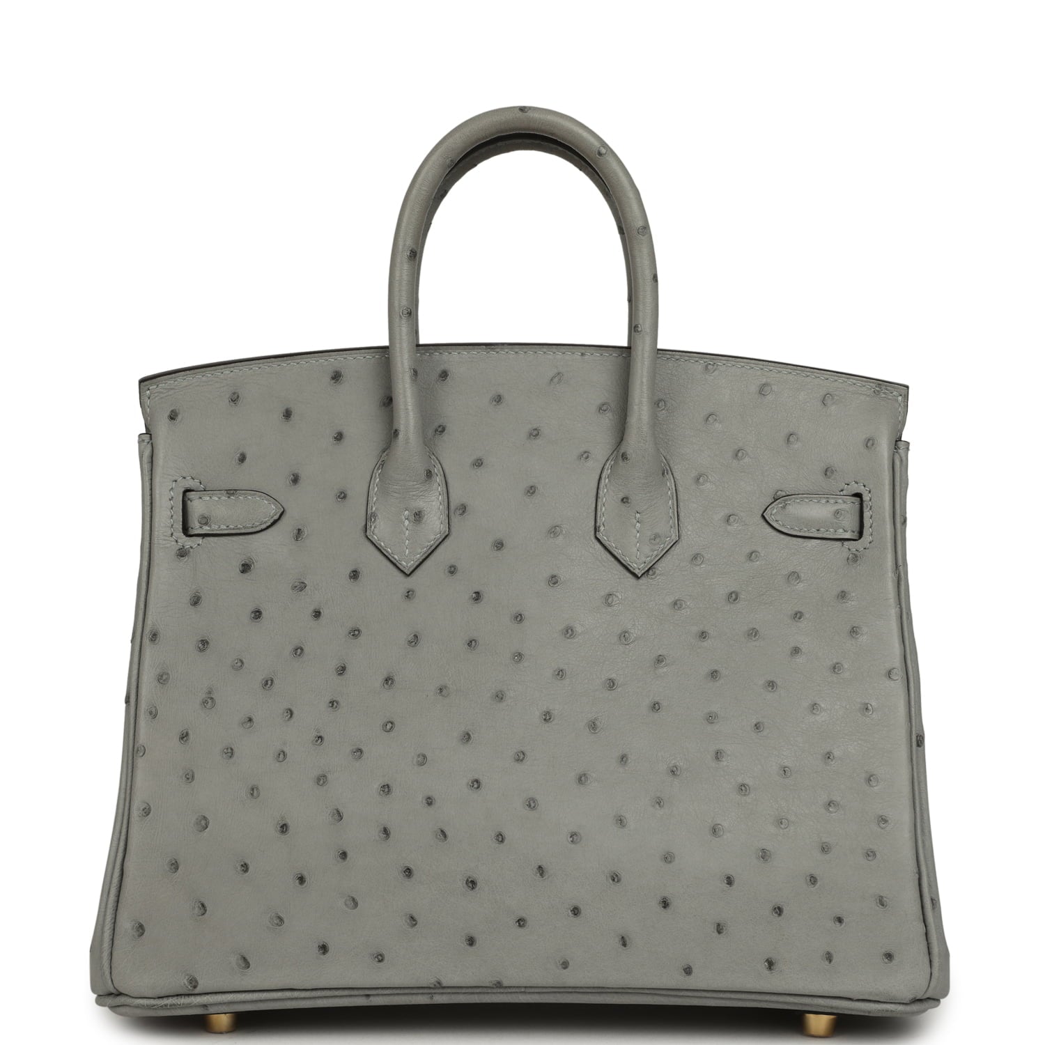 Hermes Birkin 25 Bleu Glacier Ostrich Gold Hardware