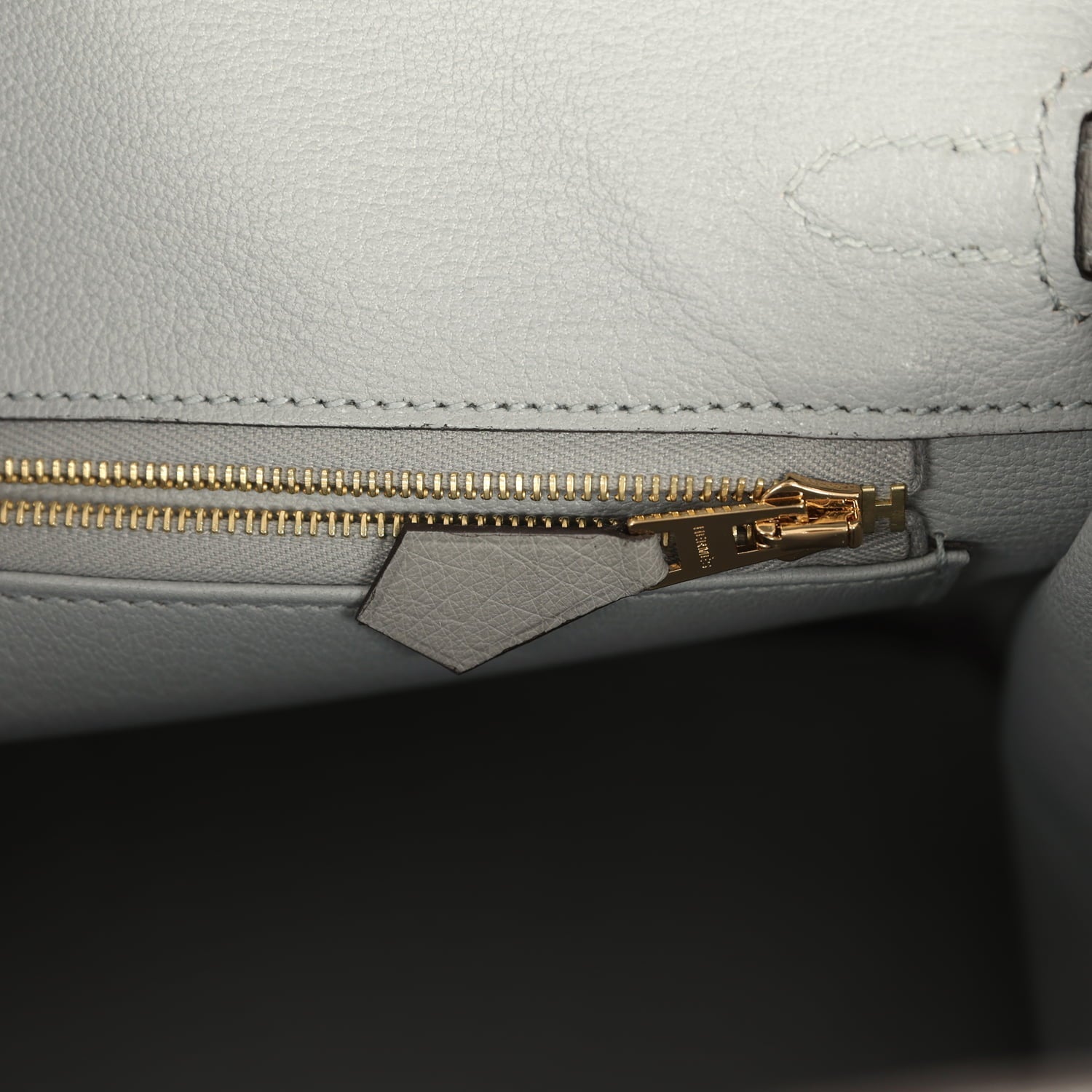 Hermes Birkin 25 Bleu Glacier Ostrich Gold Hardware