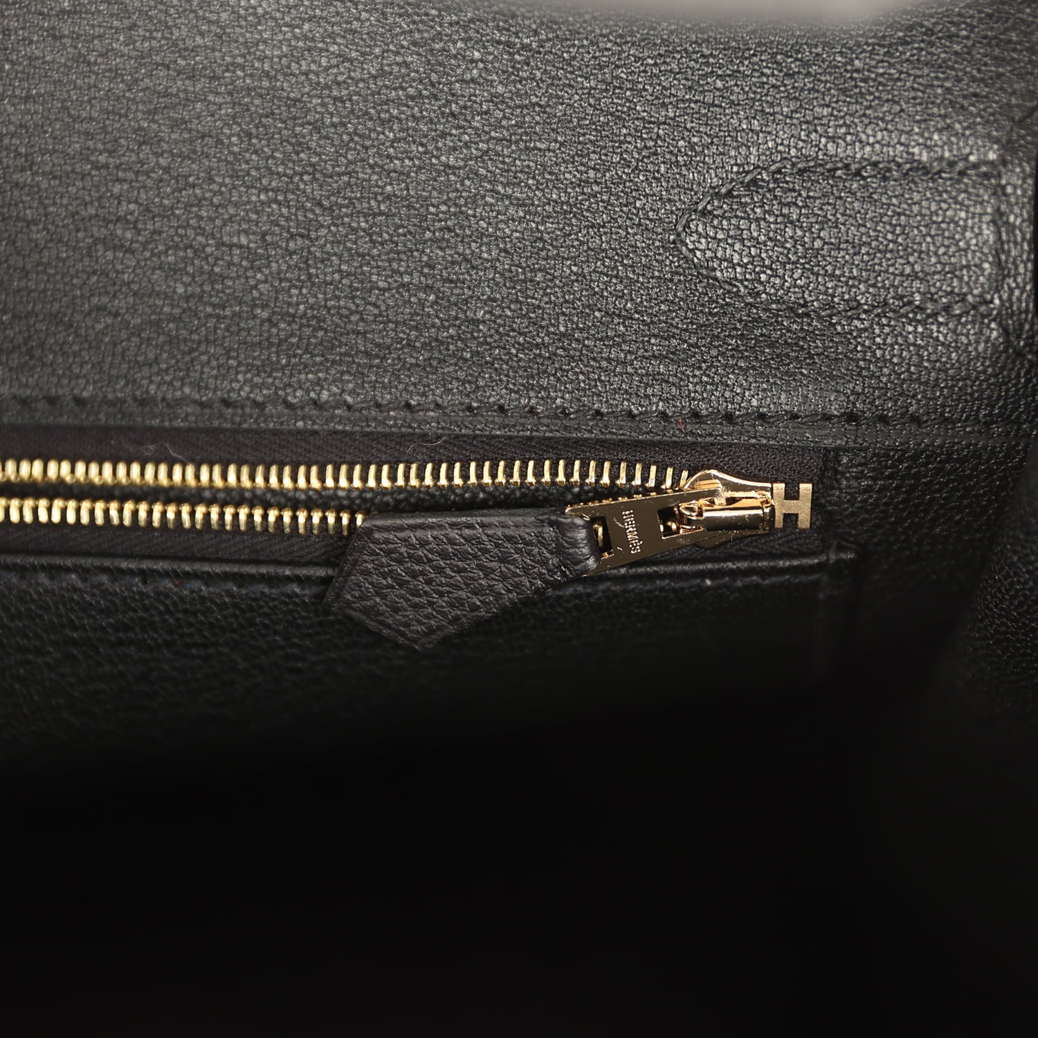 Hermes Birkin 30 Black Togo Gold Hardware