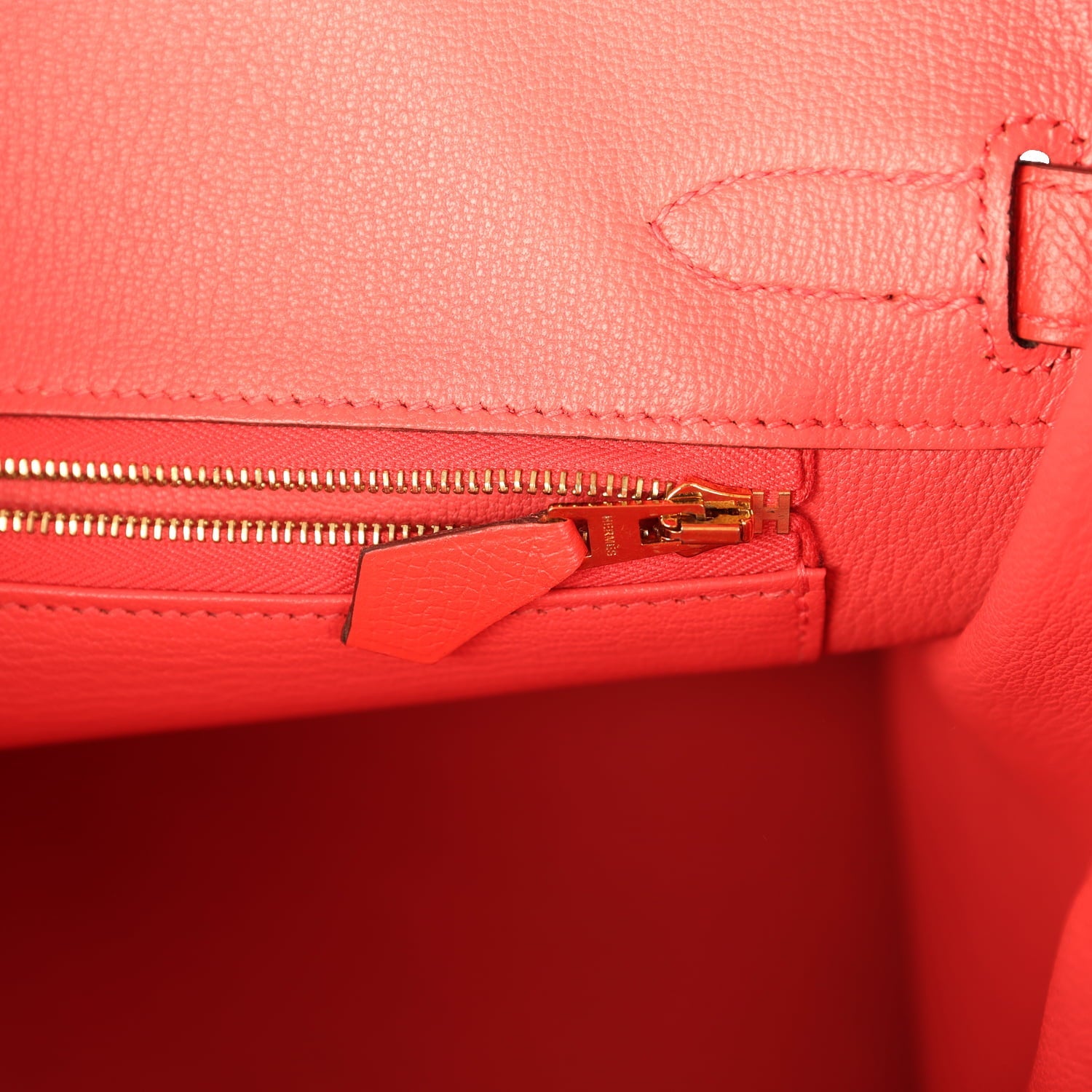 Pre-owned Hermes Birkin 30 Rose Jaipur Epsom Gold Hardware