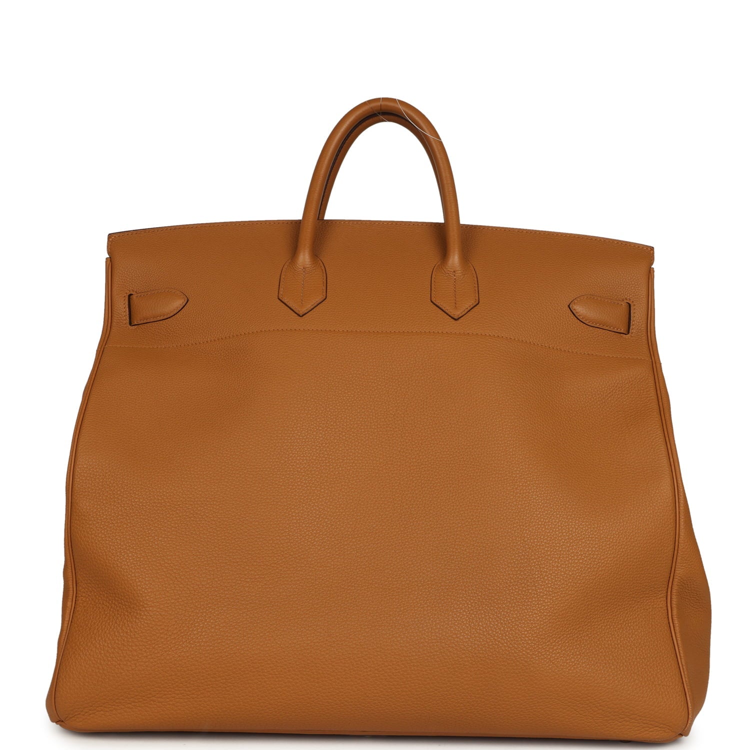 Pre-owned Hermes Birkin HAC 50 Caramel Togo Palladium Hardware