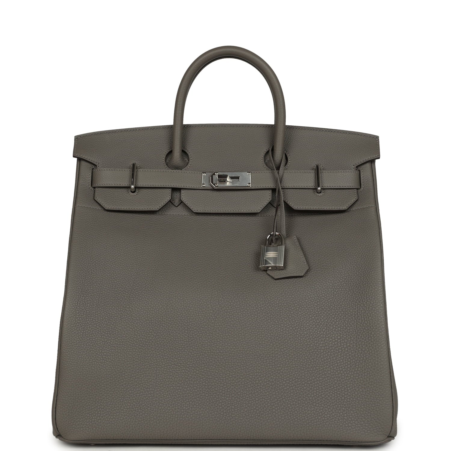 Hermes HAC Birkin 40 Gris Meyer Togo Palladium Hardware