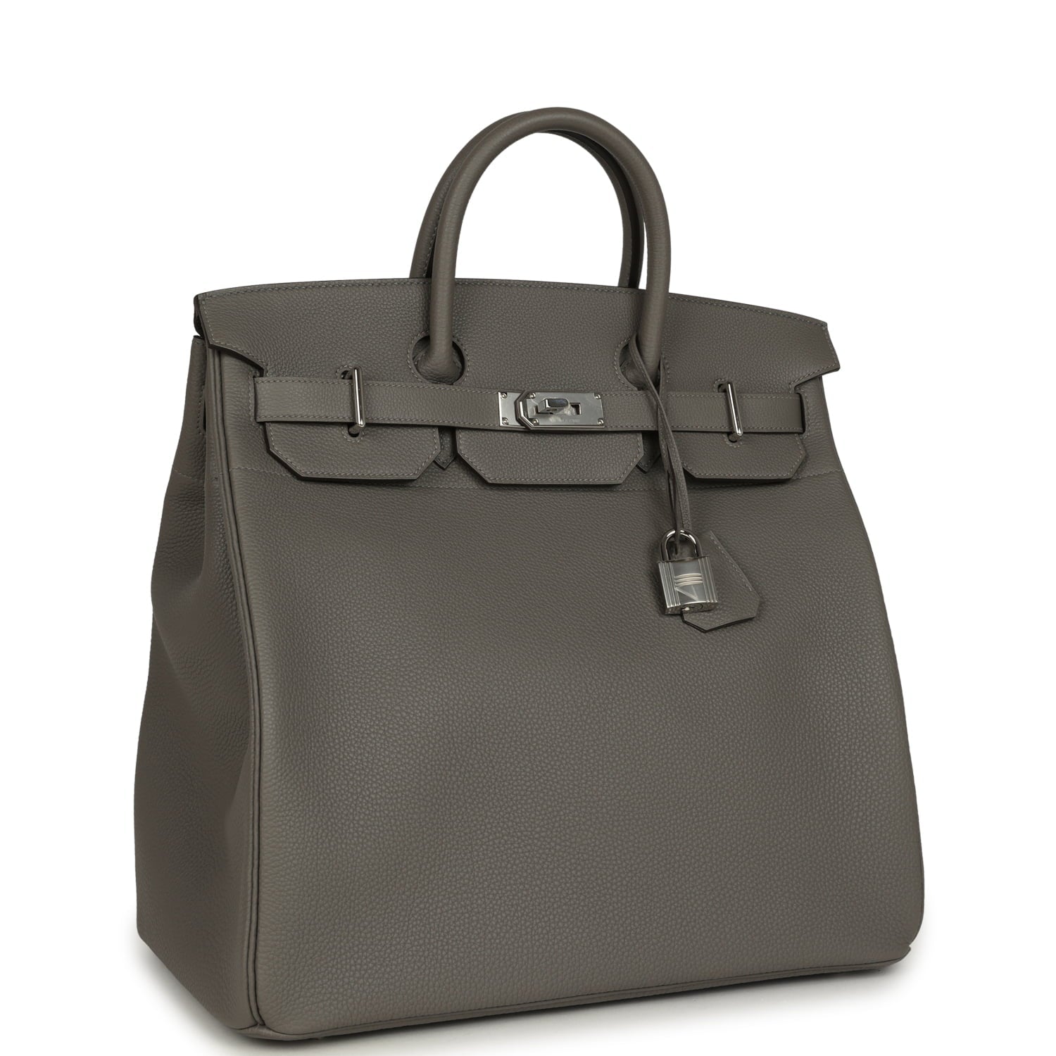 Hermes HAC Birkin 40 Gris Meyer Togo Palladium Hardware