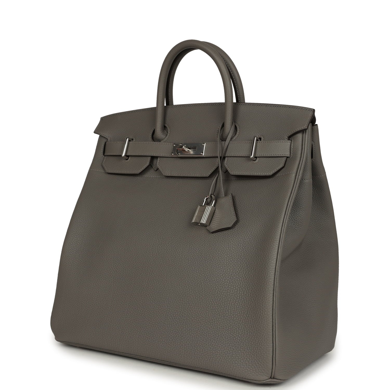 Hermes HAC Birkin 40 Gris Meyer Togo Palladium Hardware