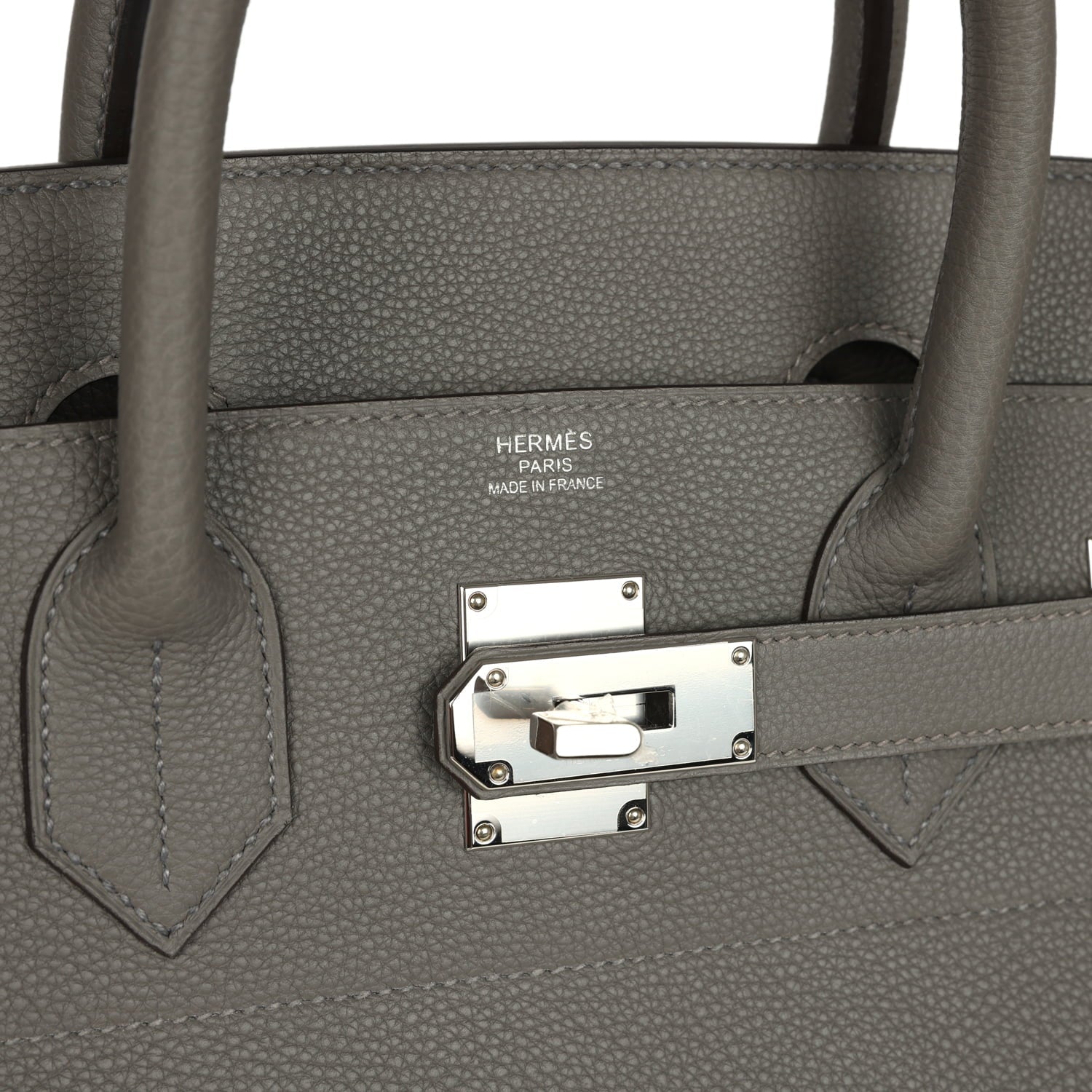 Hermes HAC Birkin 40 Gris Meyer Togo Palladium Hardware