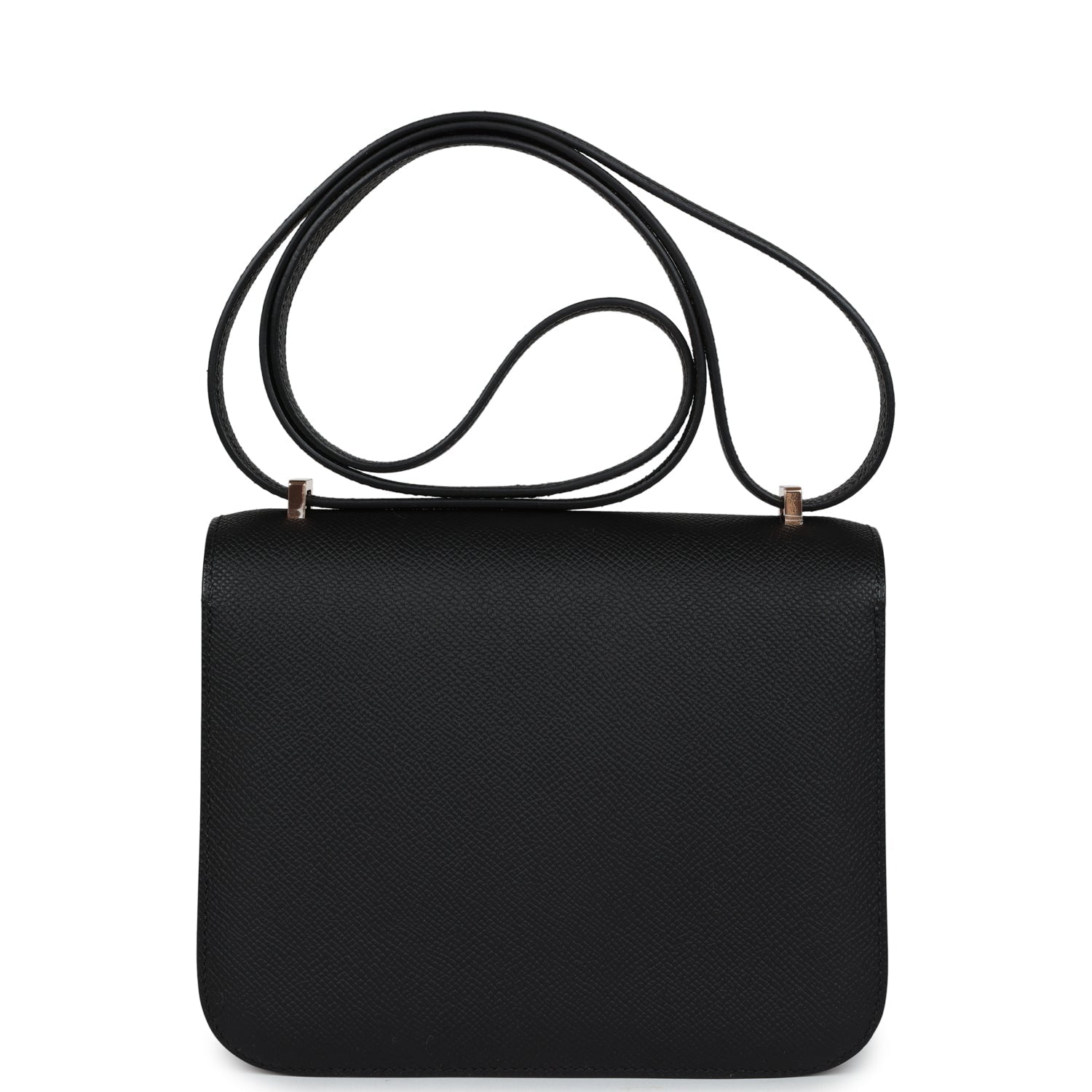 Hermes Constance 18 Black Epsom Rose Gold Hardware