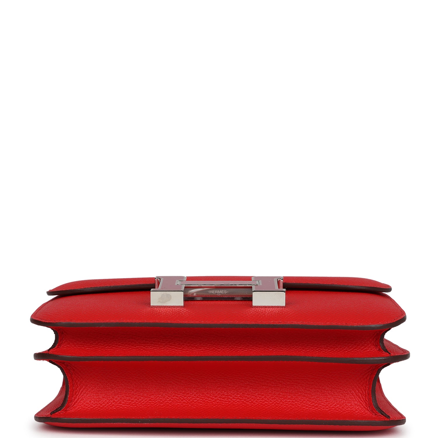 Hermes Constance 18 Rouge De Coeur Epsom Lacquered Palladium Hardware