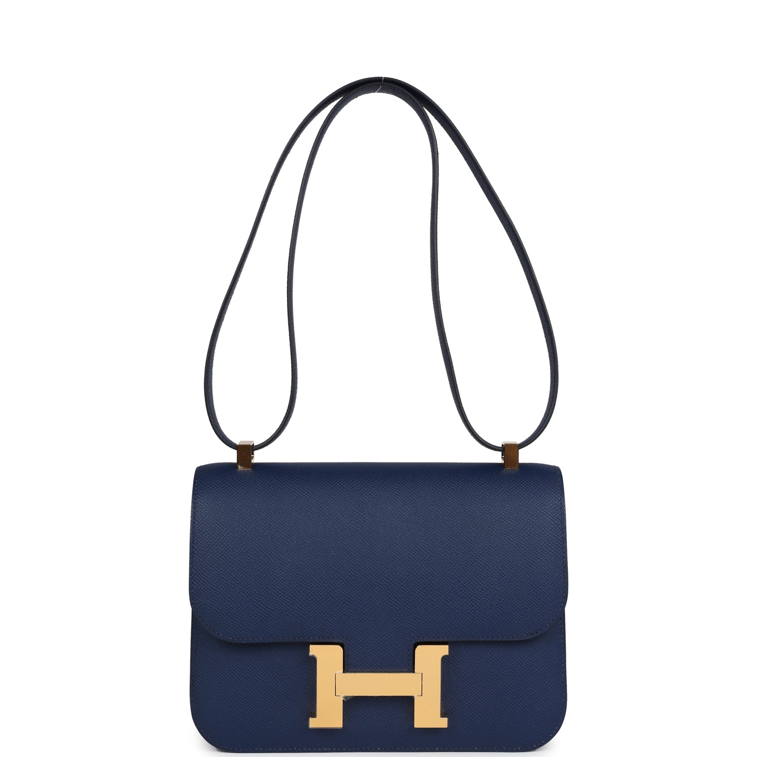Hermes Constance 1-24 Bleu Navy Epsom Gold Hardware