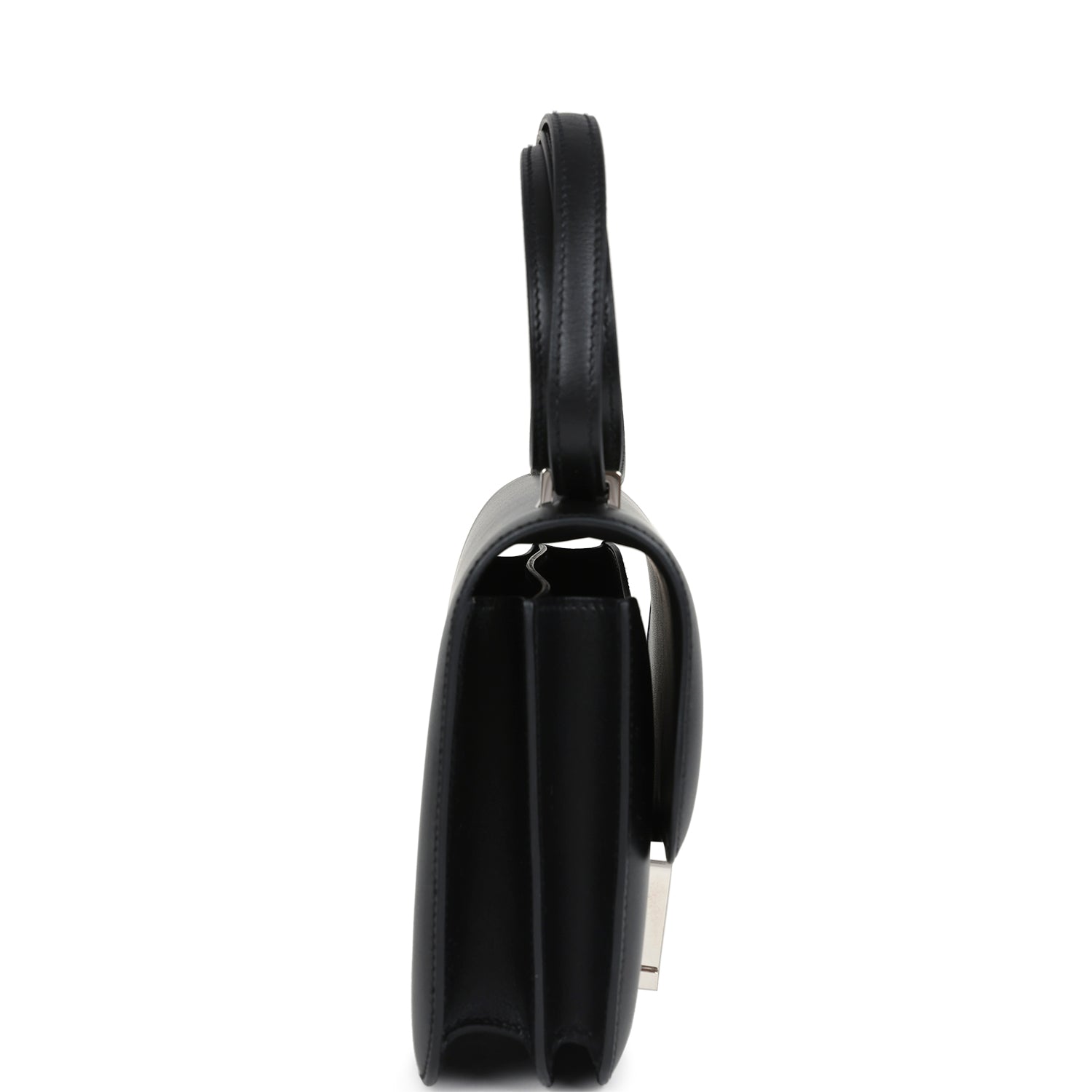 Hermes Constance 18 Black Tadelakt Palladium Hardware