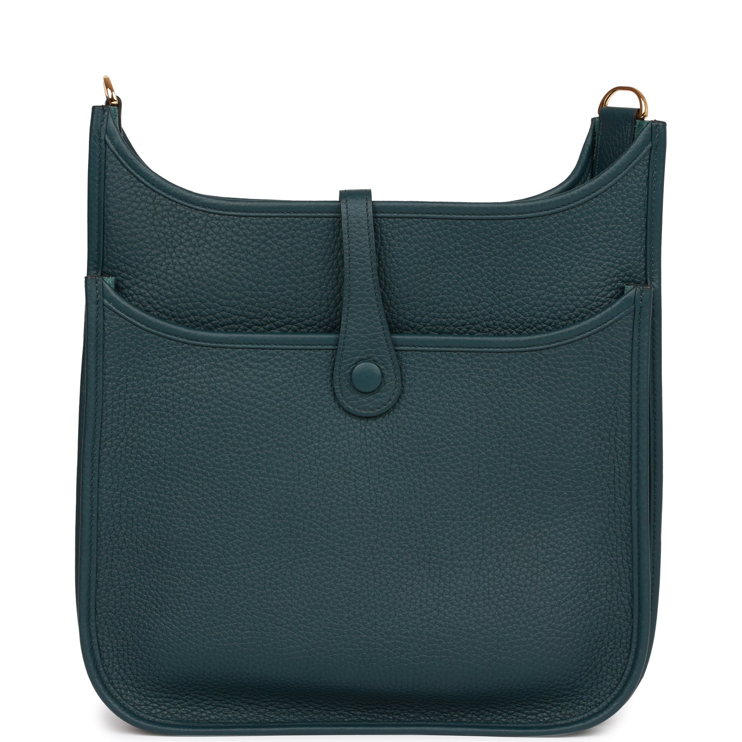 Hermes Evelyne III PM Vert Cypress Clemence Gold Hardware