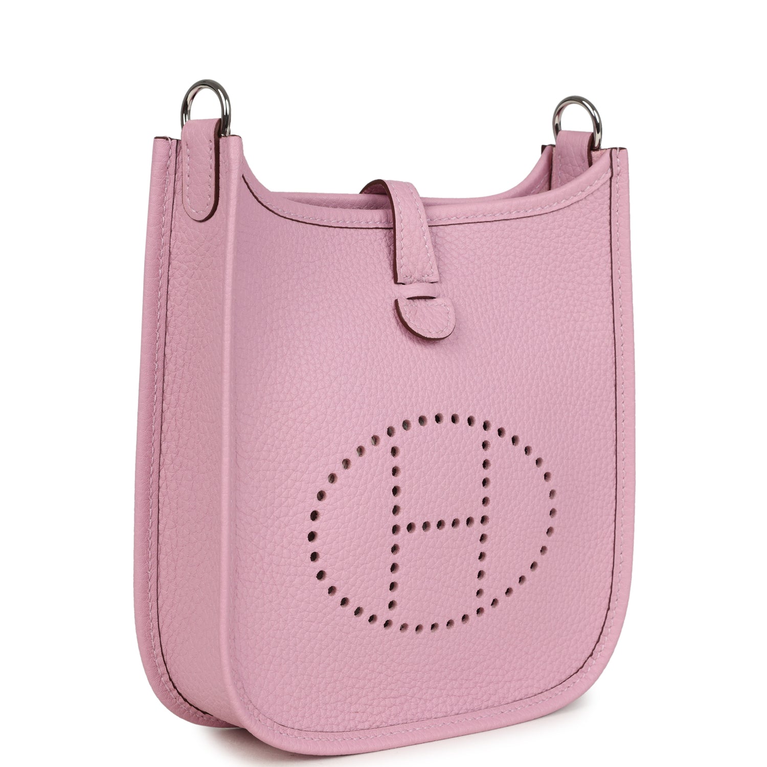 Hermes Evelyne TPM Mauve Sylvestre Clemence Palladium Hardware