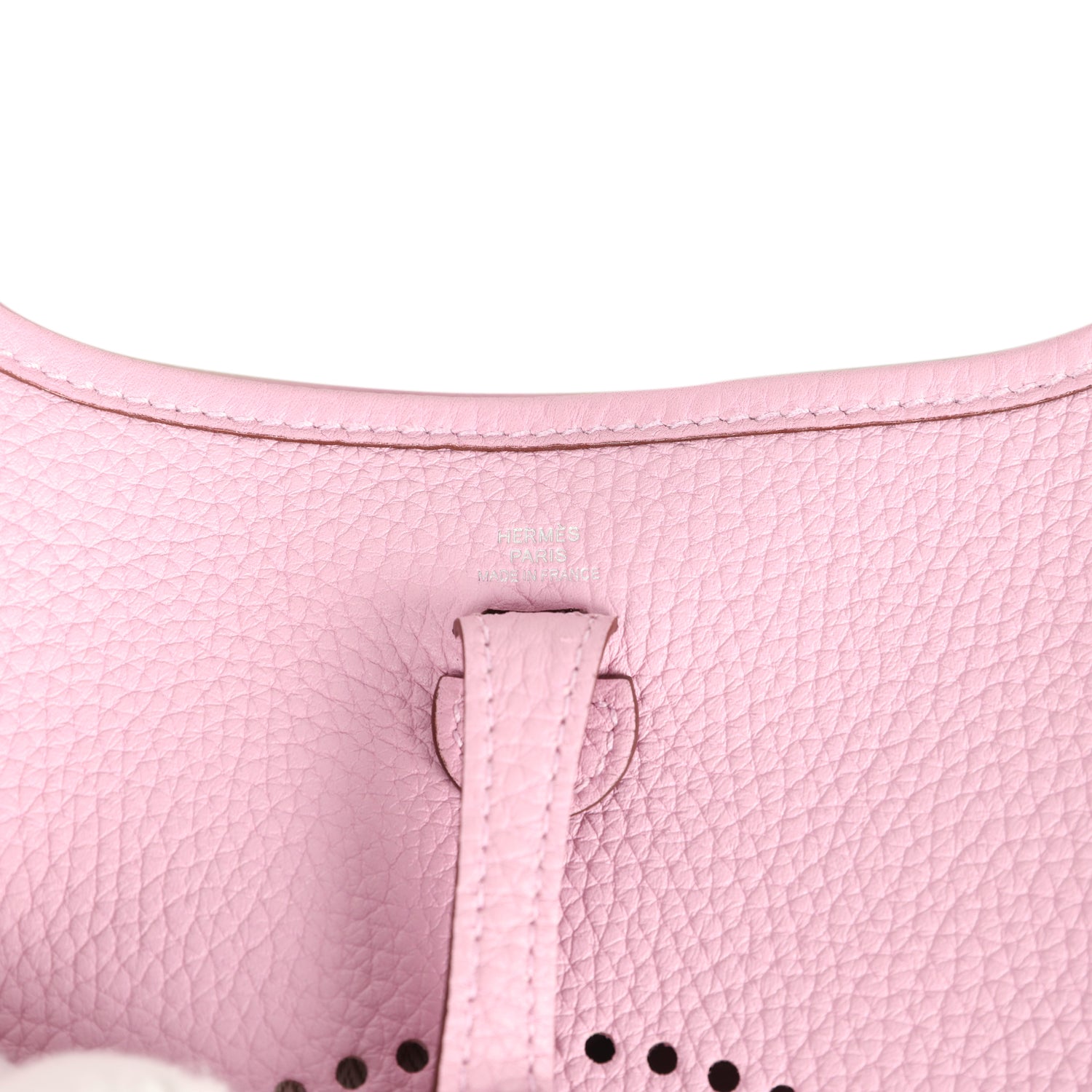 Hermes Evelyne TPM Mauve Sylvestre Clemence Palladium Hardware