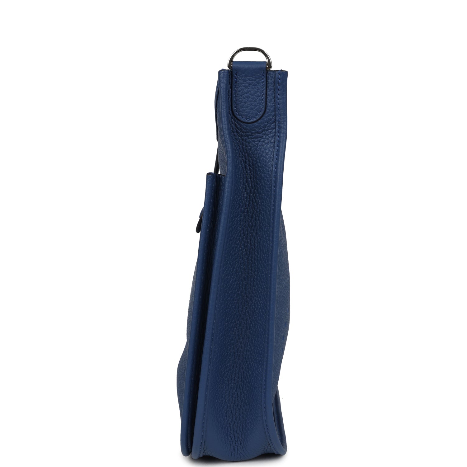 Hermes Evelyne III PM Bleu Tie Clemence Palladium Hardware