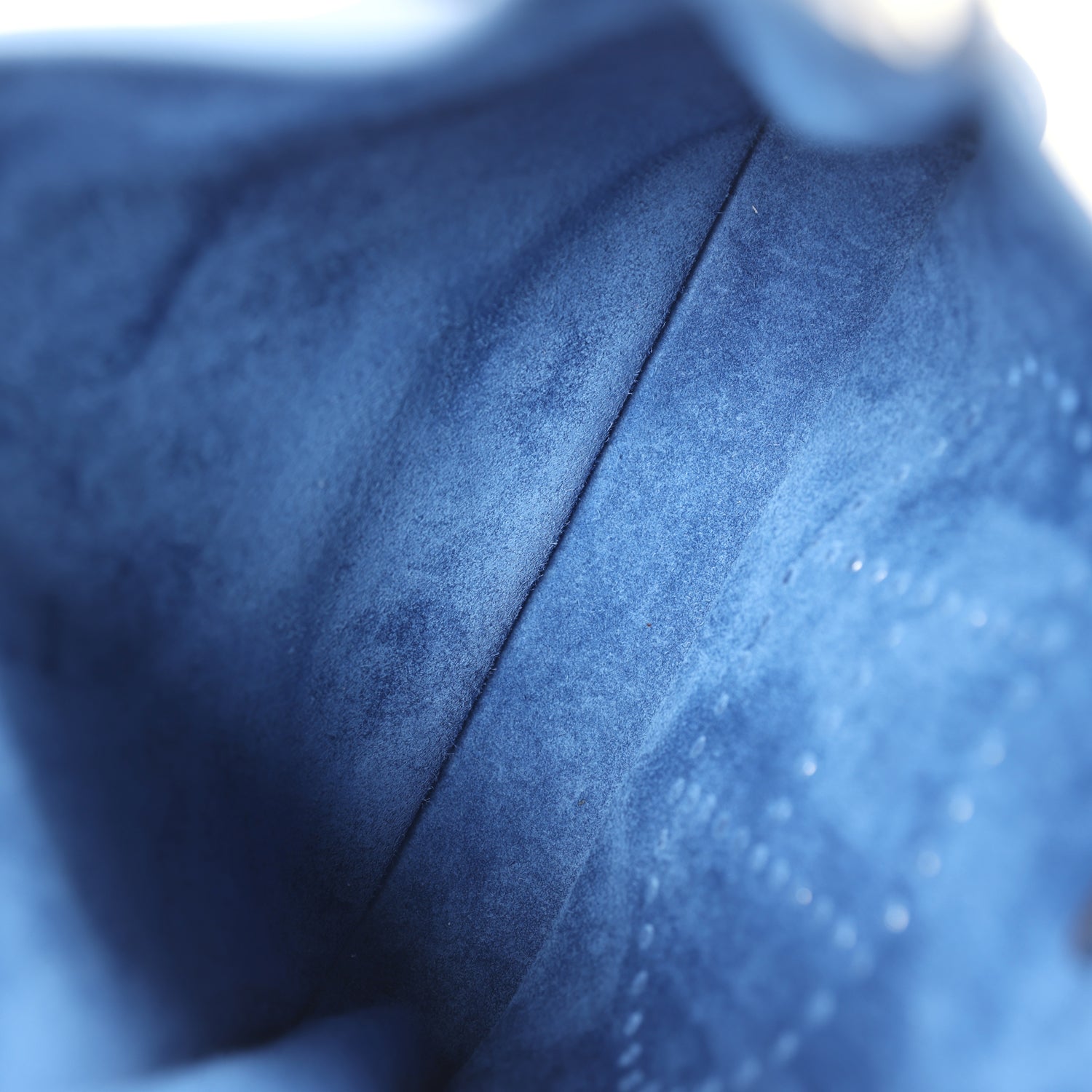 Hermes Evelyne III PM Bleu Tie Clemence Palladium Hardware