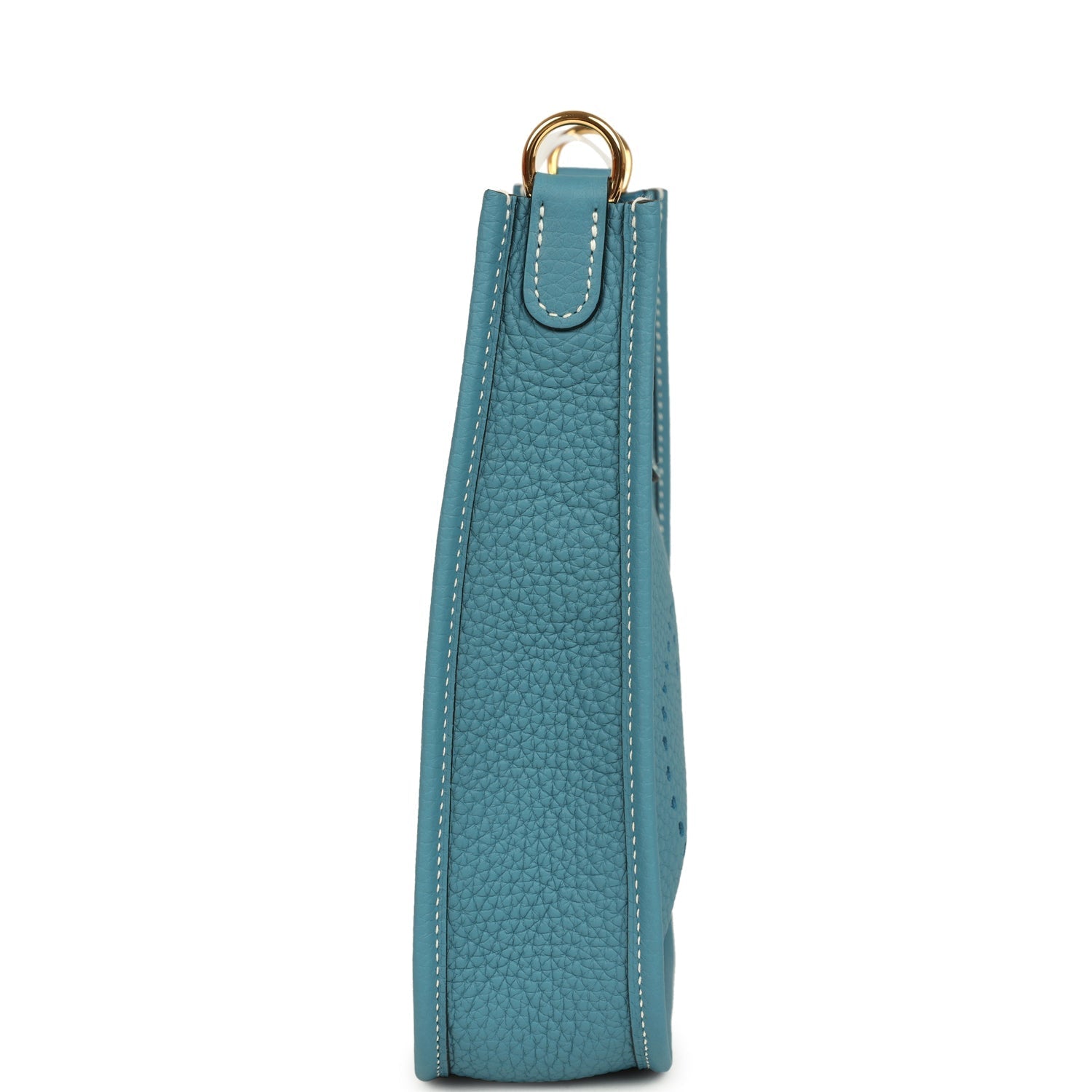 Hermes Evelyne TPM Blue Jean Clemence Gold Hardware