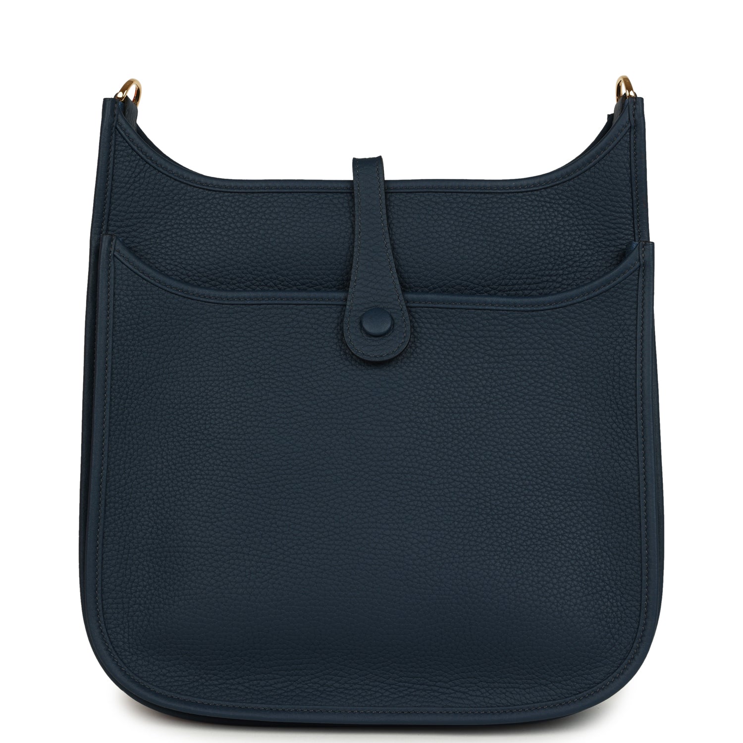 Hermes Evelyne III PM Bleu De Prusse Clemence Gold Hardware