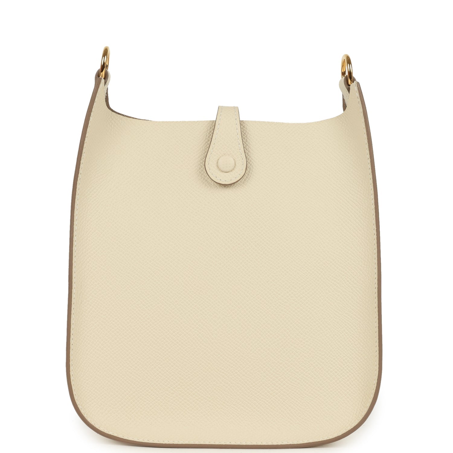 Hermes Evelyne Sellier TPM Craie Epsom Gold Hardware